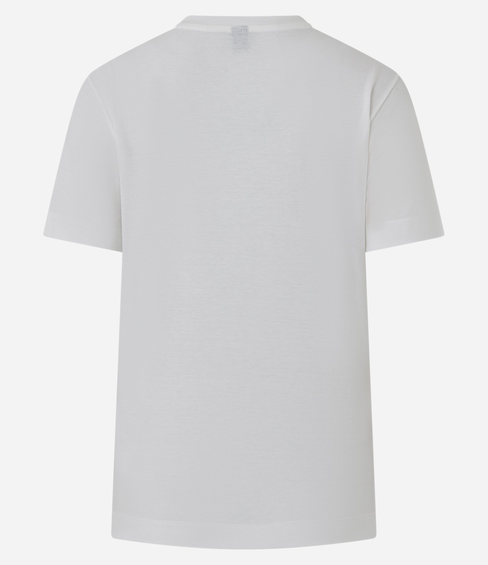Camiseta Manga Curta em Algodão com Laço Grande Branco 6