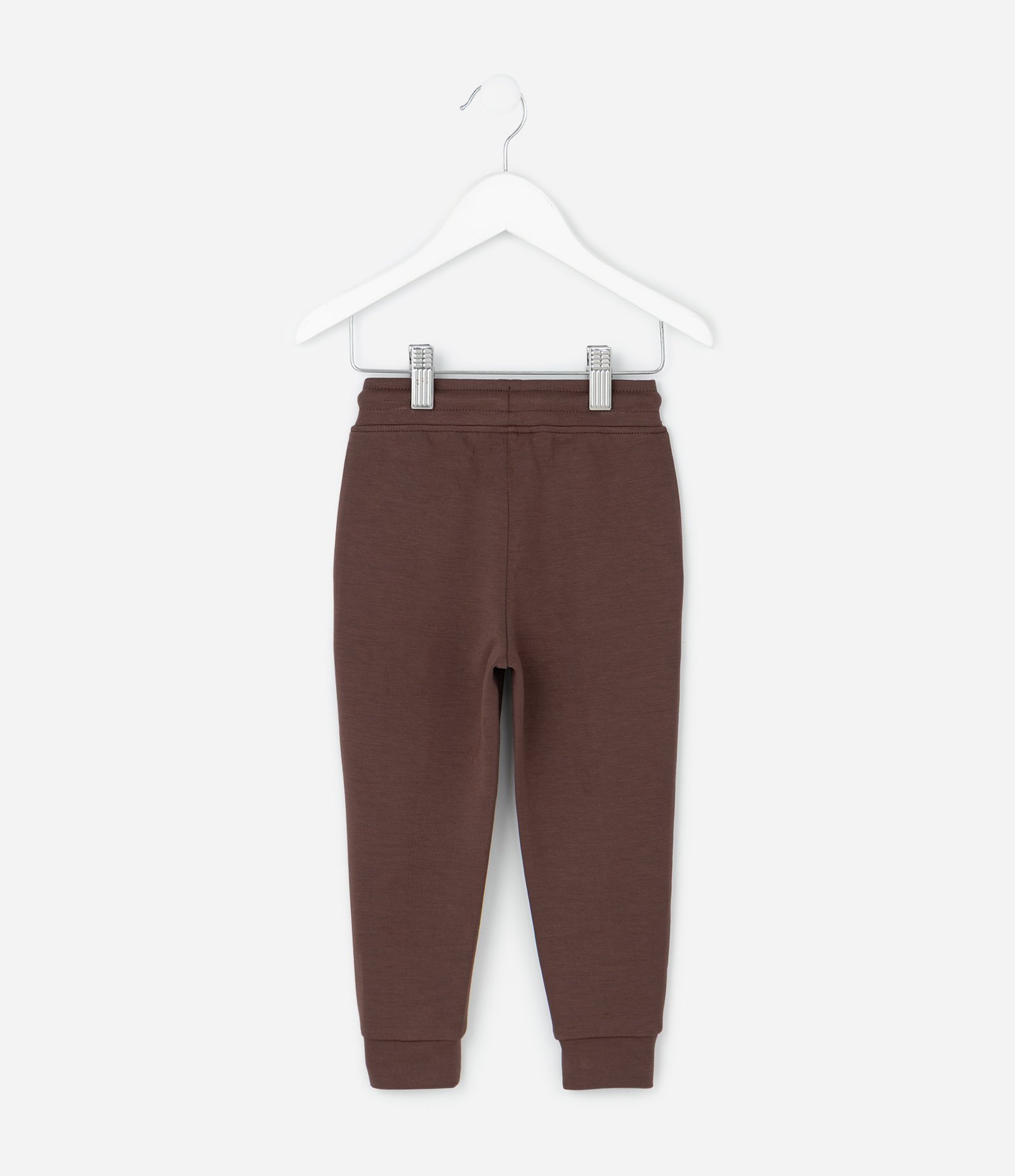 Calça Infantil em Modal com Recortes e Bolsos - Tam 1 a 6 Anos Marrom Escuro 3