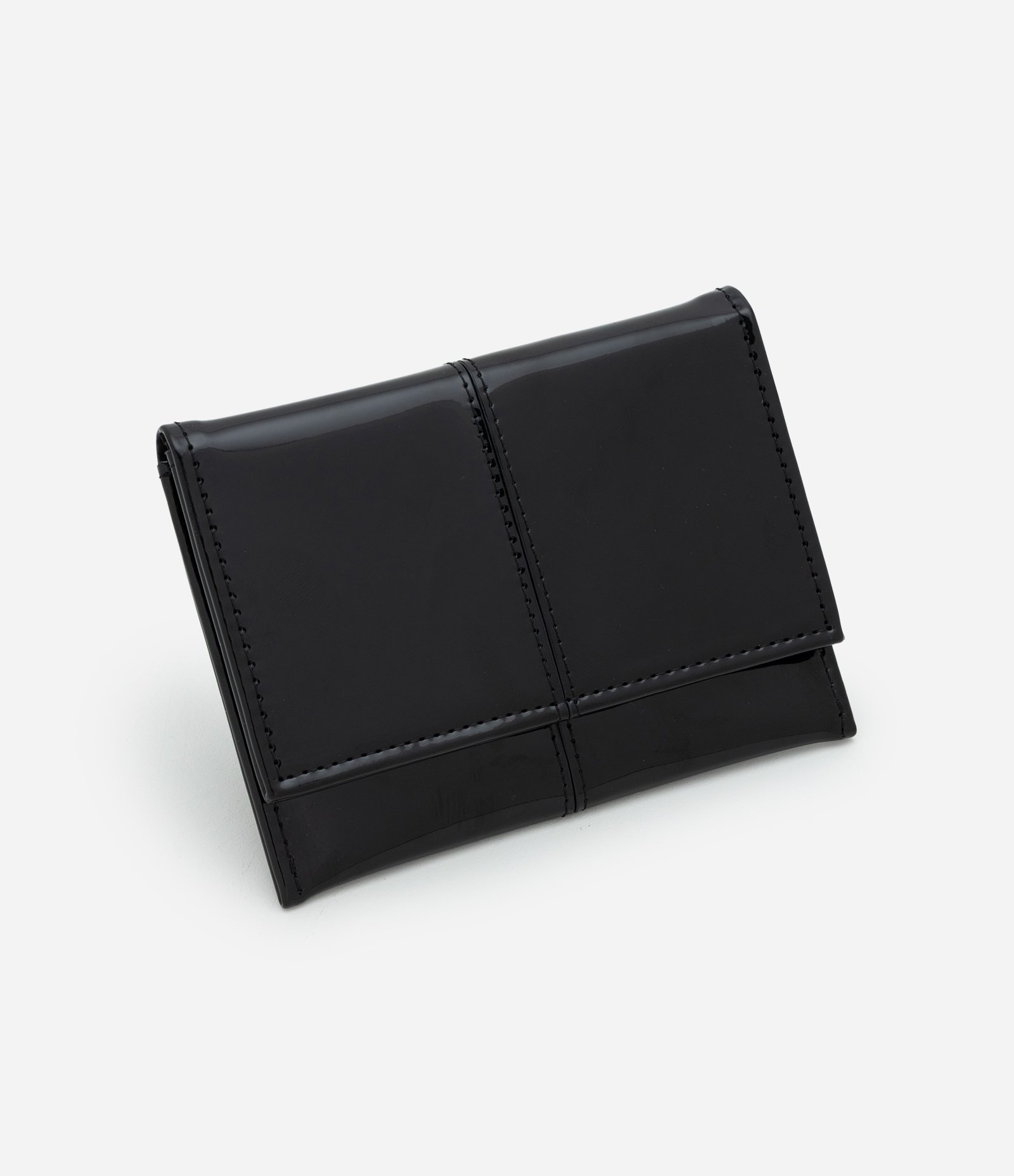 Carteira Envelope Pequena Envernizada Preto 1