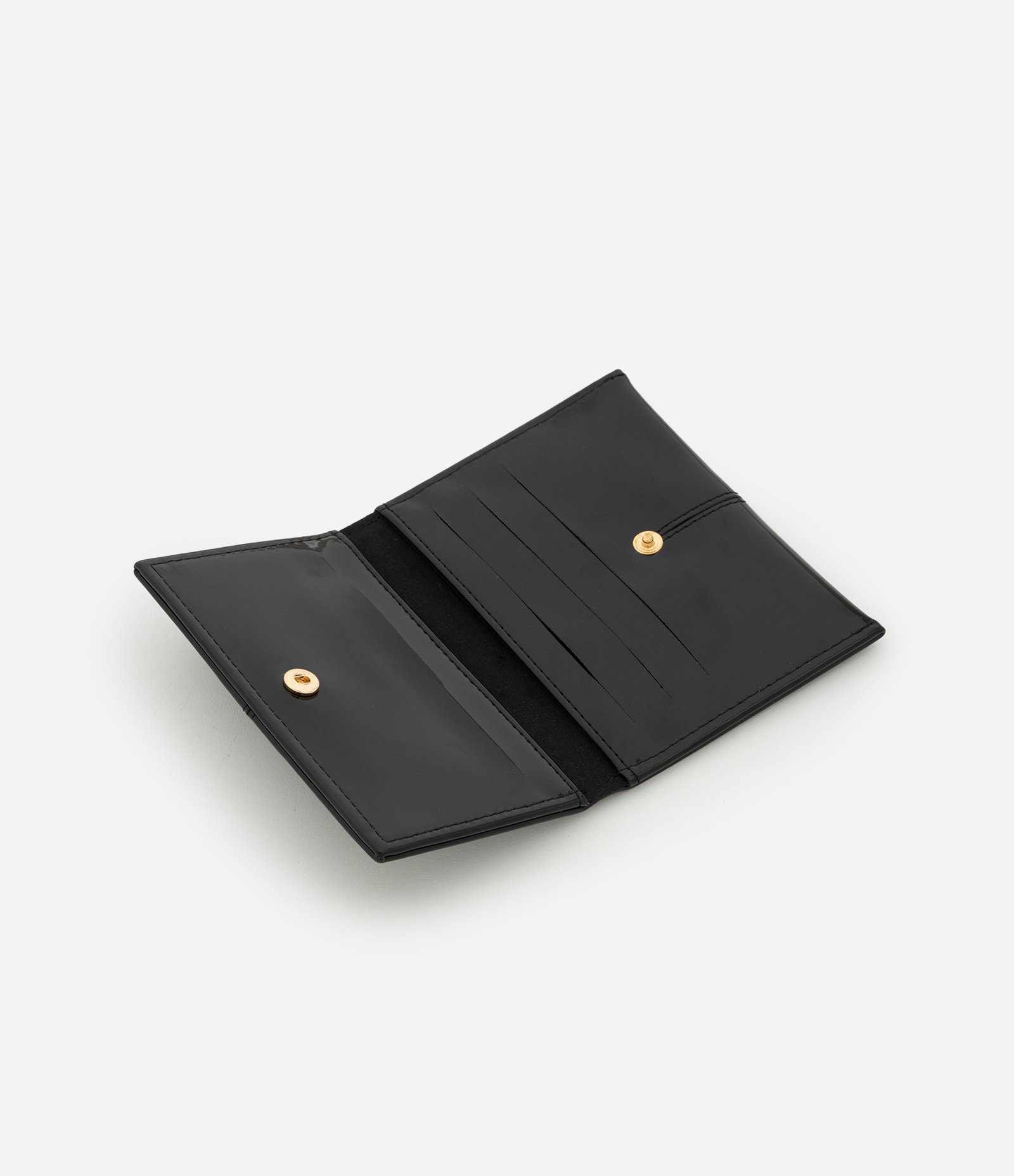 Carteira Envelope Pequena Envernizada Preto 5