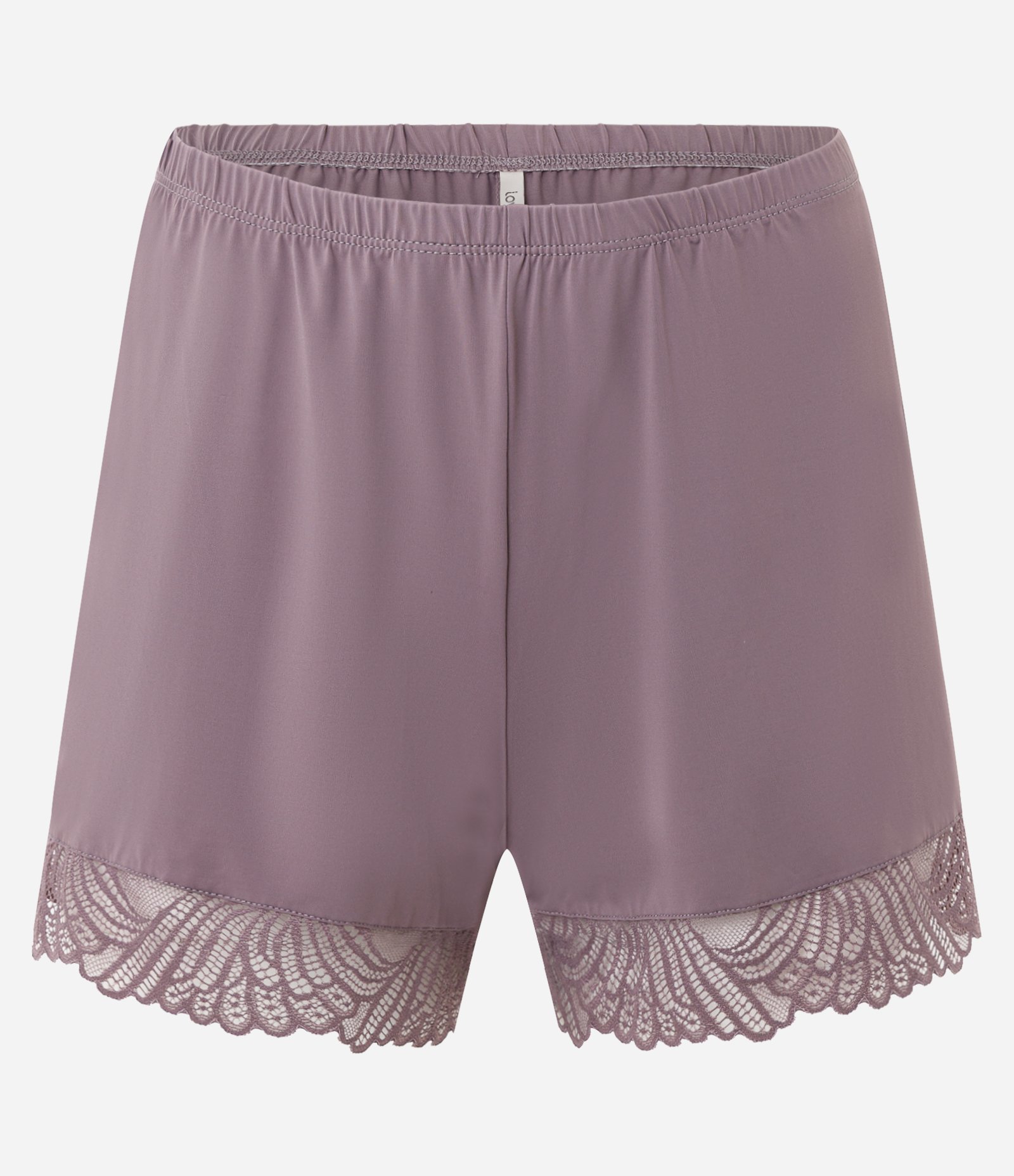 Pijama Short Doll em Microfibra com Detalhes em Renda Roxo 8