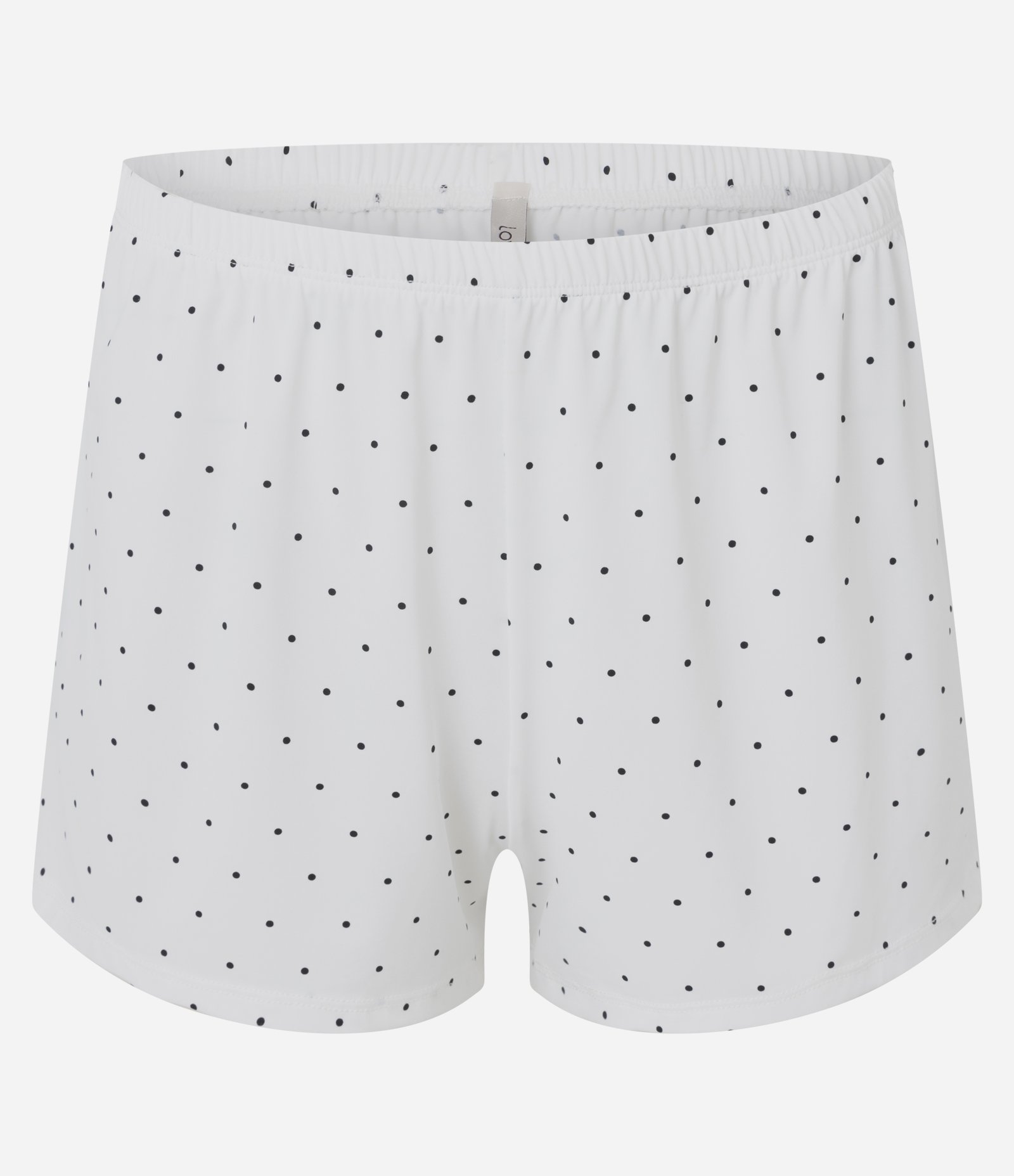 Pijama Short Doll com Estampa Poá e Renda Branco/Preto 8