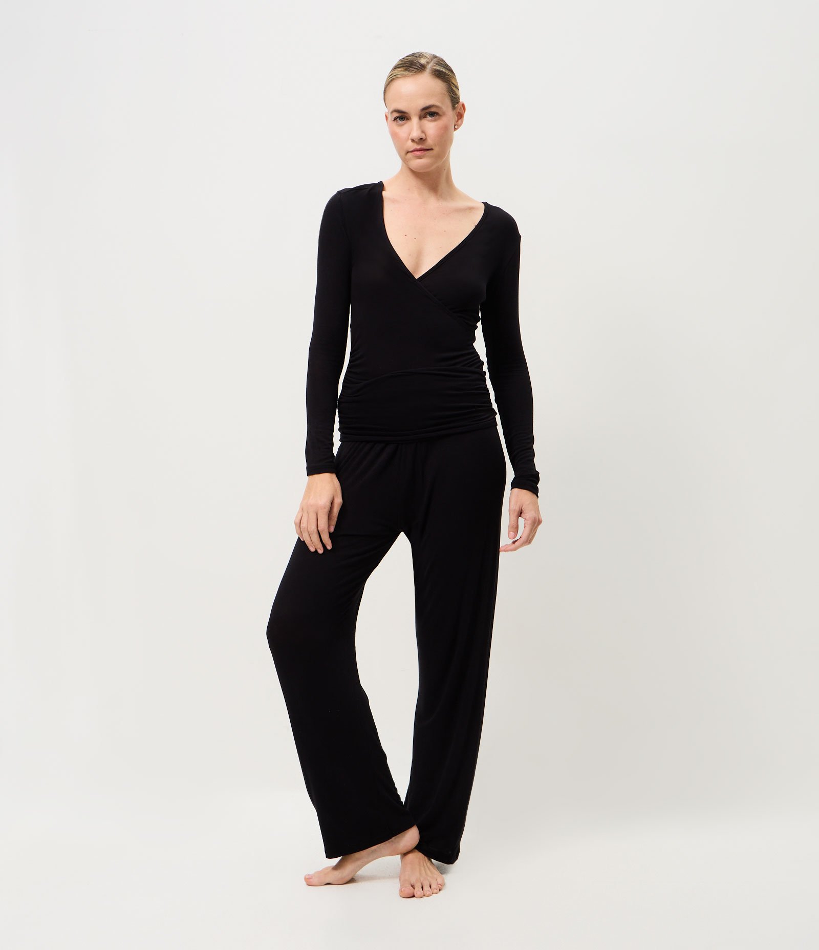 Pijama Short Doll com Estampa Poá e Renda Branco/Preto 1