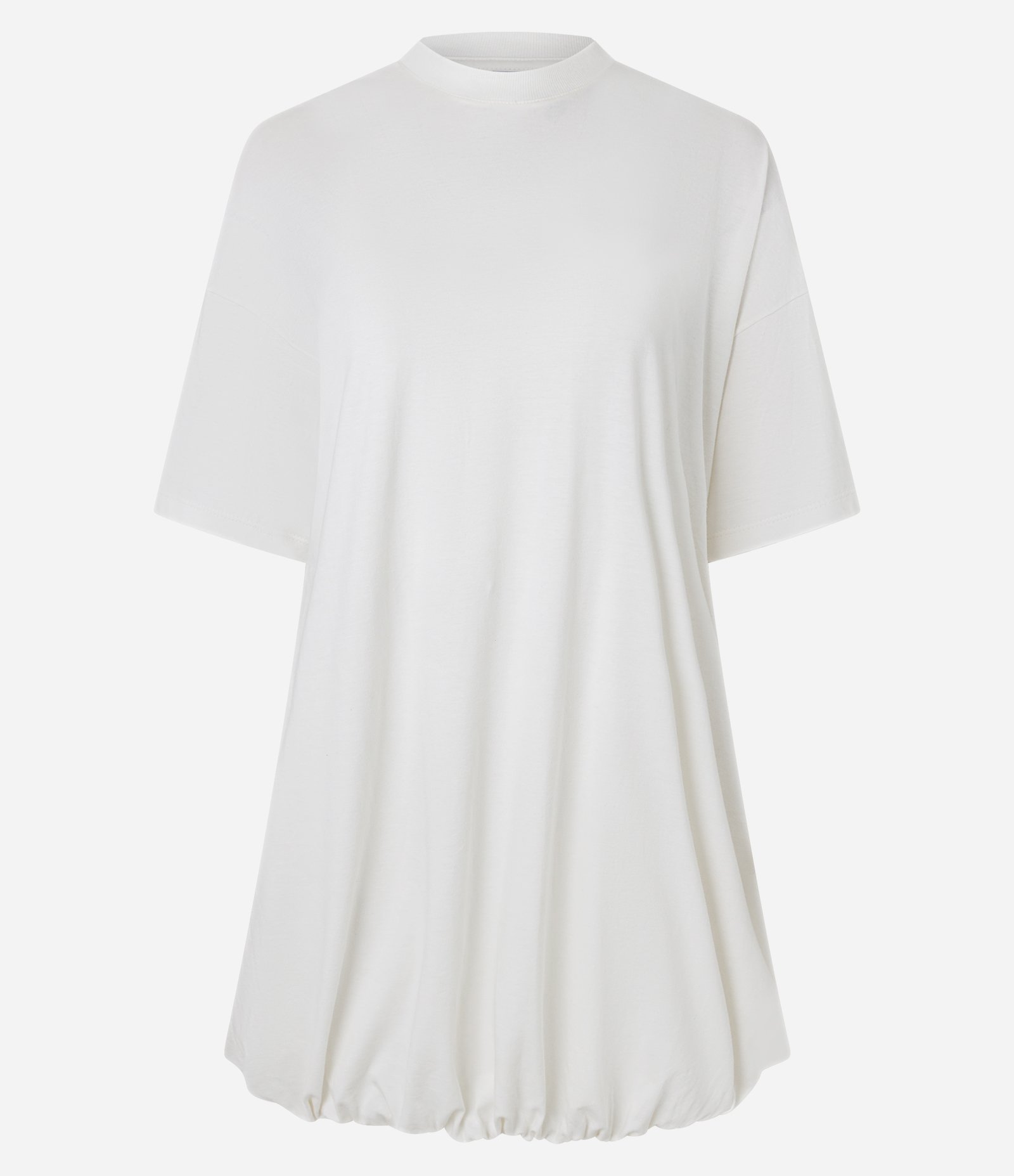 Vestido Estilo Camisetão Balonê Branco 5