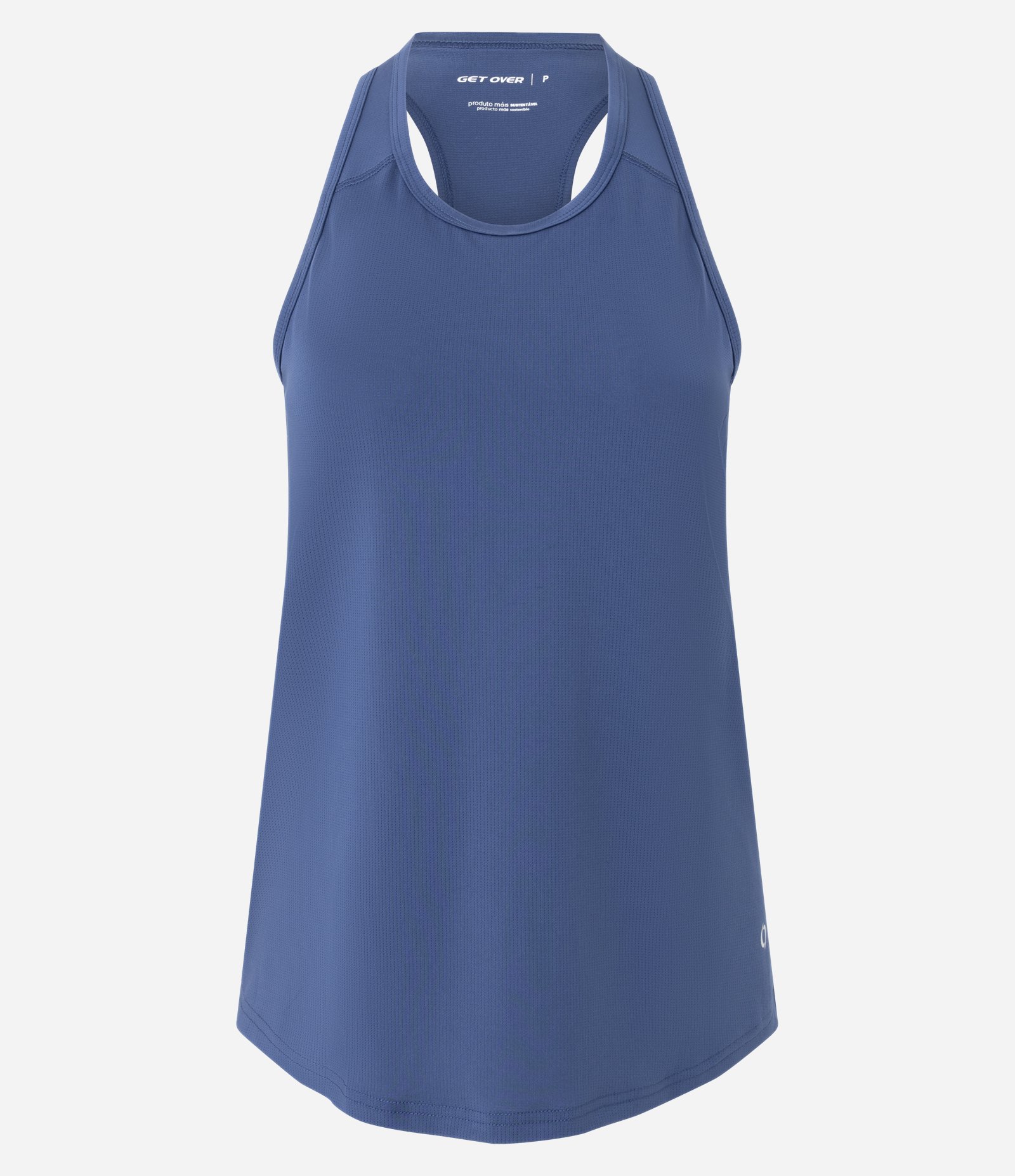 Regata Nadador Esportiva em Microfibra com Textura Azul 5