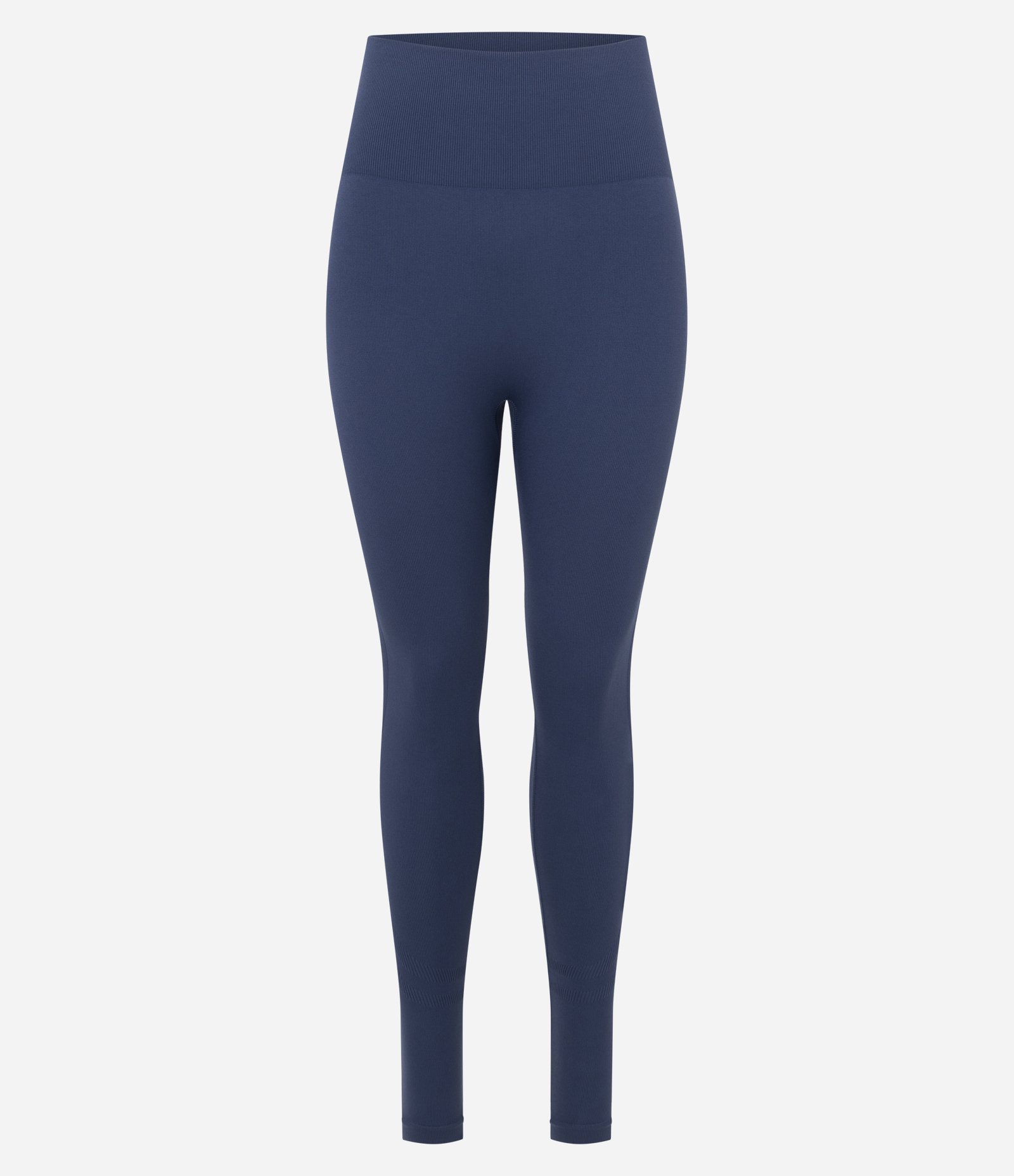Calça Legging Esportiva Canelado em Ribana Seamless Azul 1