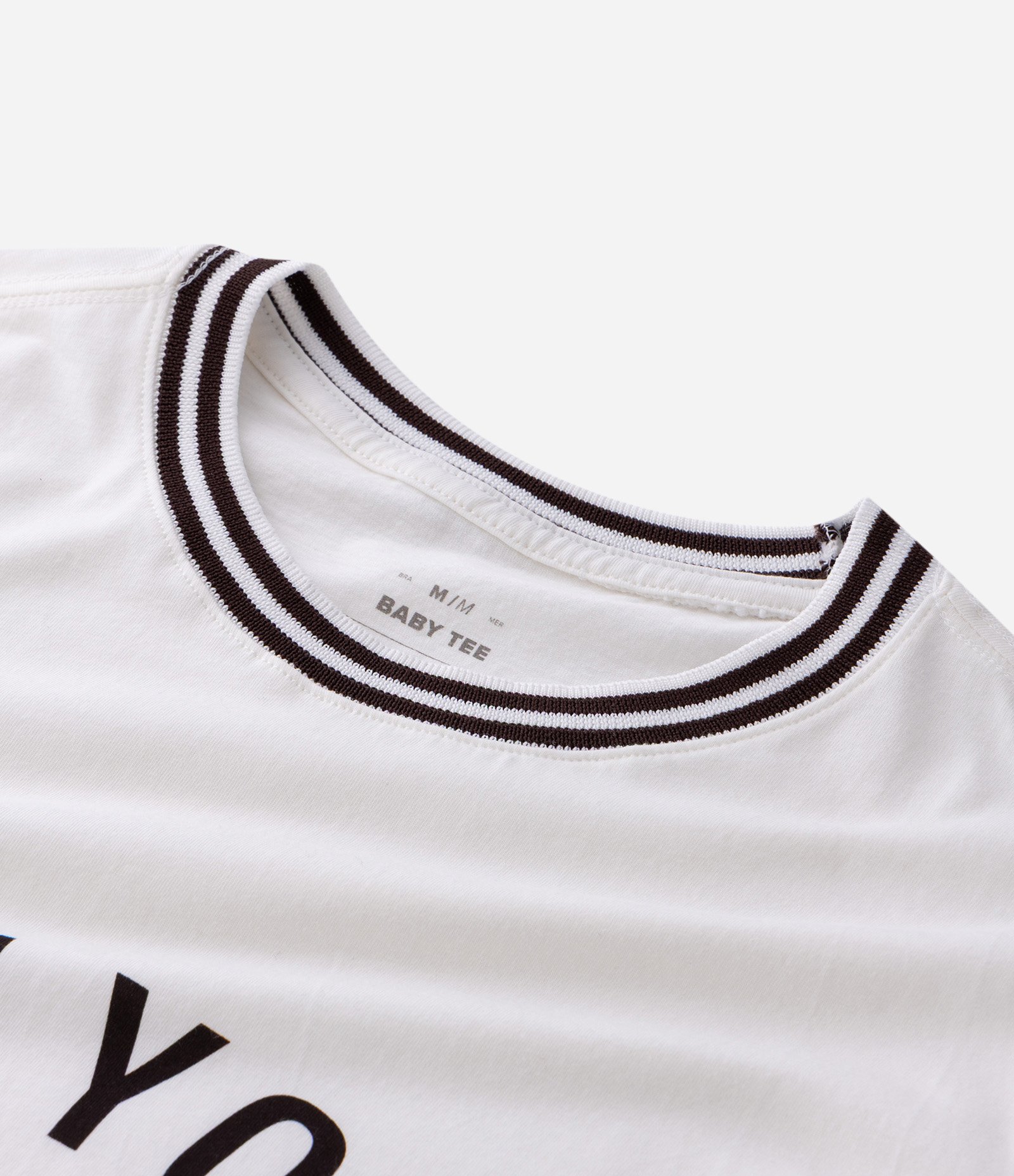 Camiseta Manga Curta em Algodão com Lettering New York 96 Branco 7