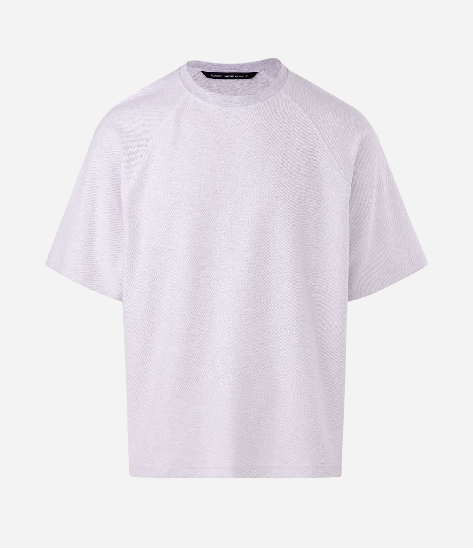 Camiseta Oversized em Moletom com Bordado no Peito Branco 5