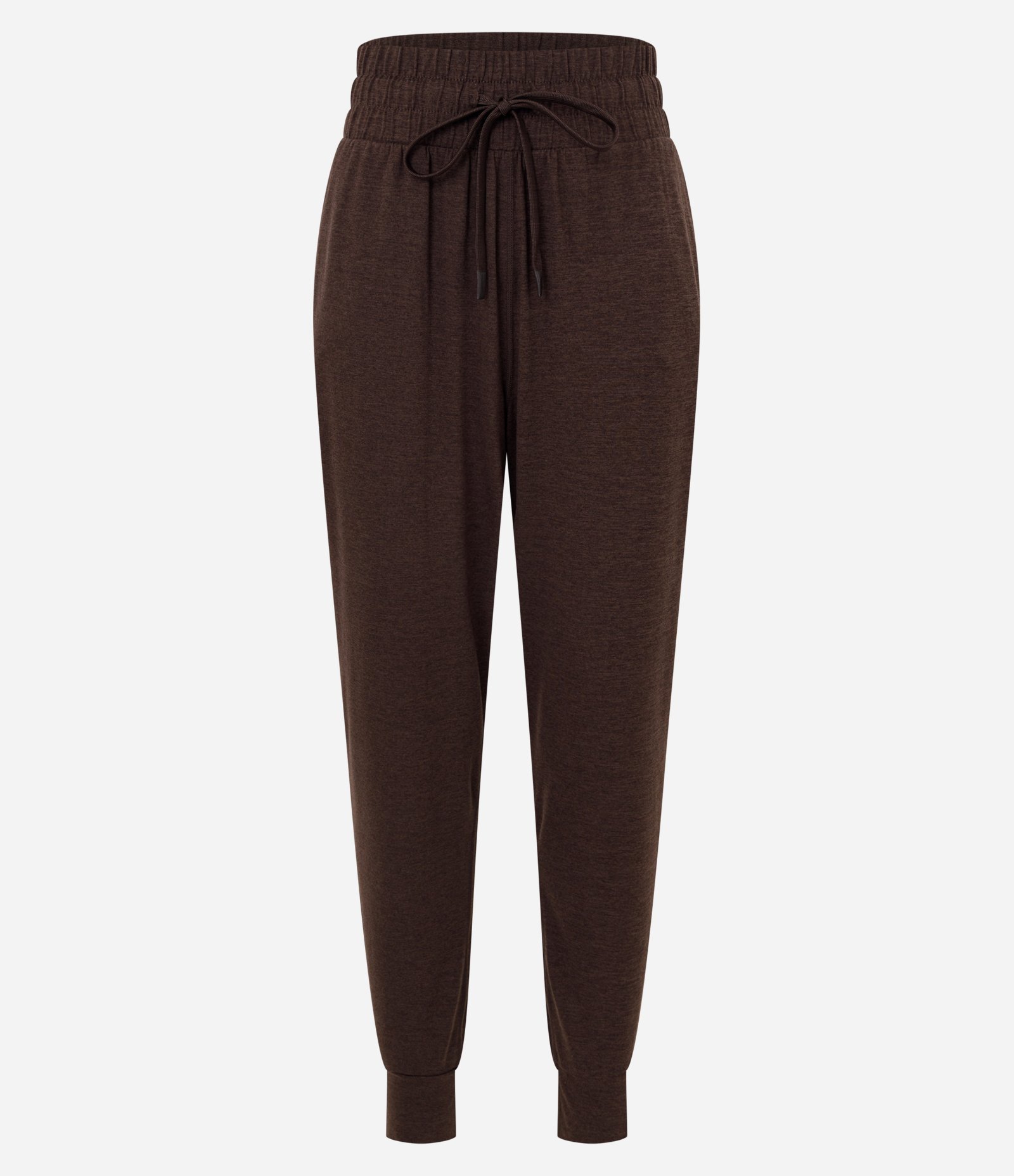Calça Jogger Esportiva com Cós Regulável e Toque Suave Marrom 5