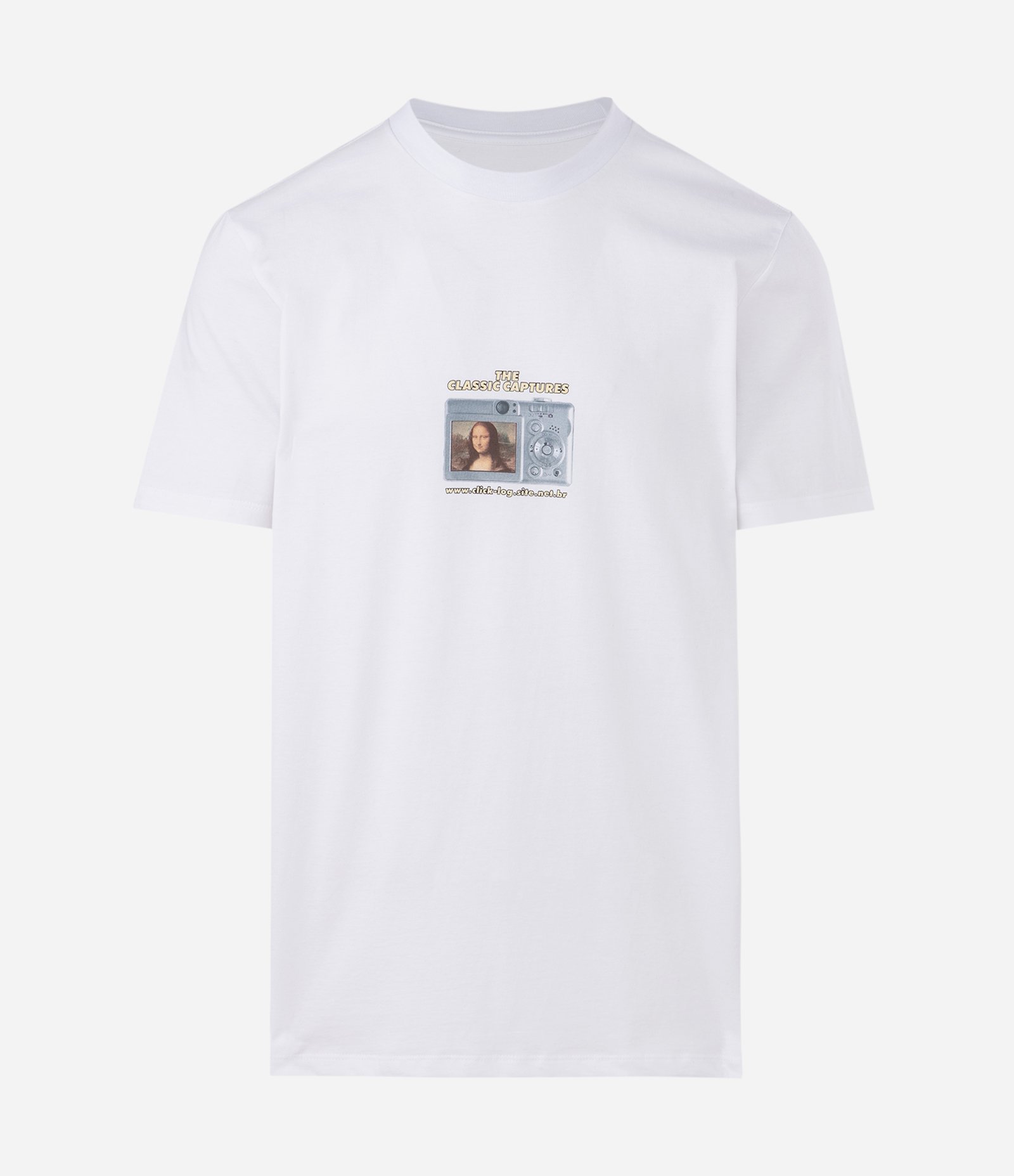 Camiseta Comfort em Algodão com Estampa Classic Captures Monalisa Branco 5
