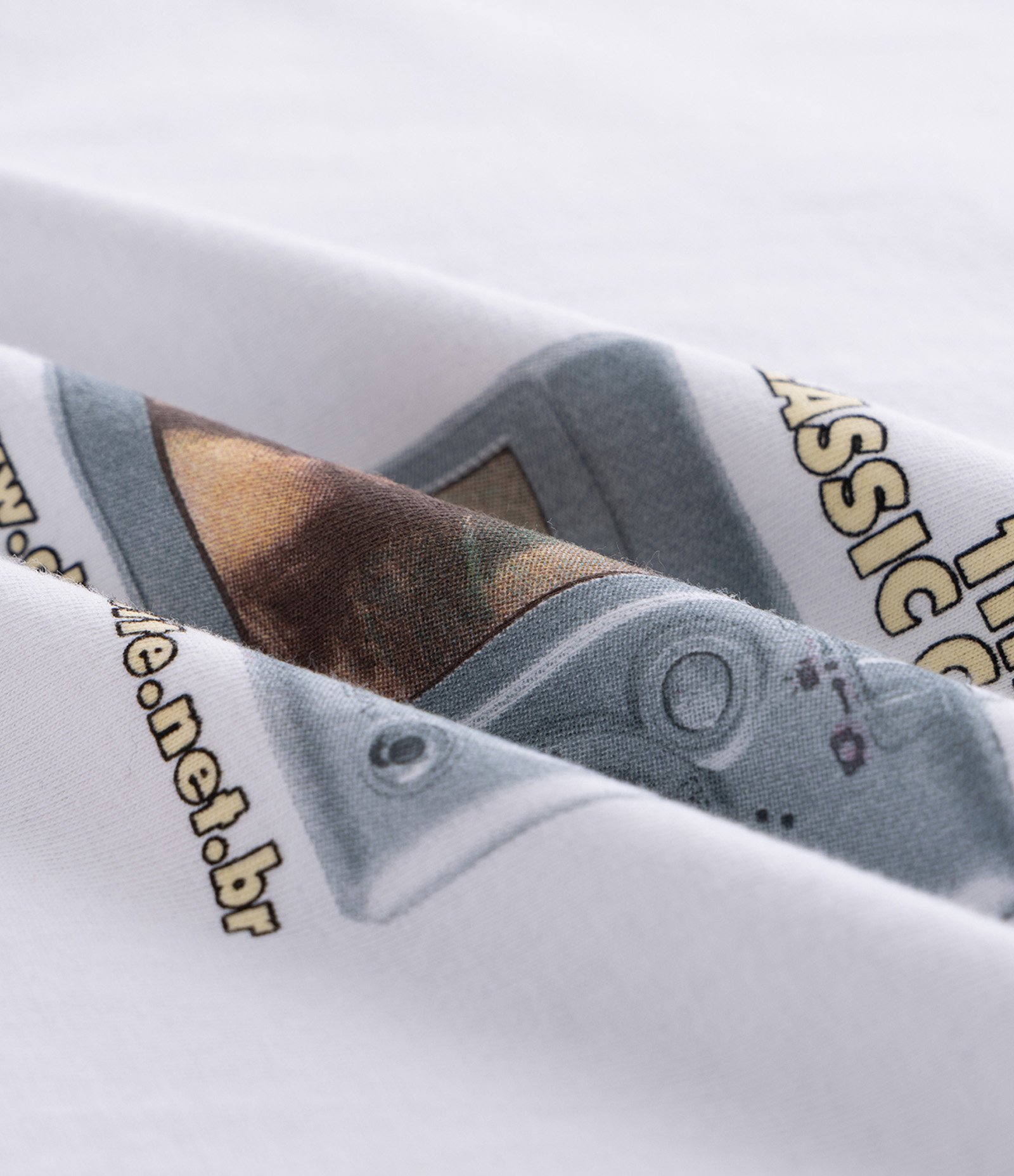 Camiseta Comfort em Algodão com Estampa Classic Captures Monalisa Branco 7