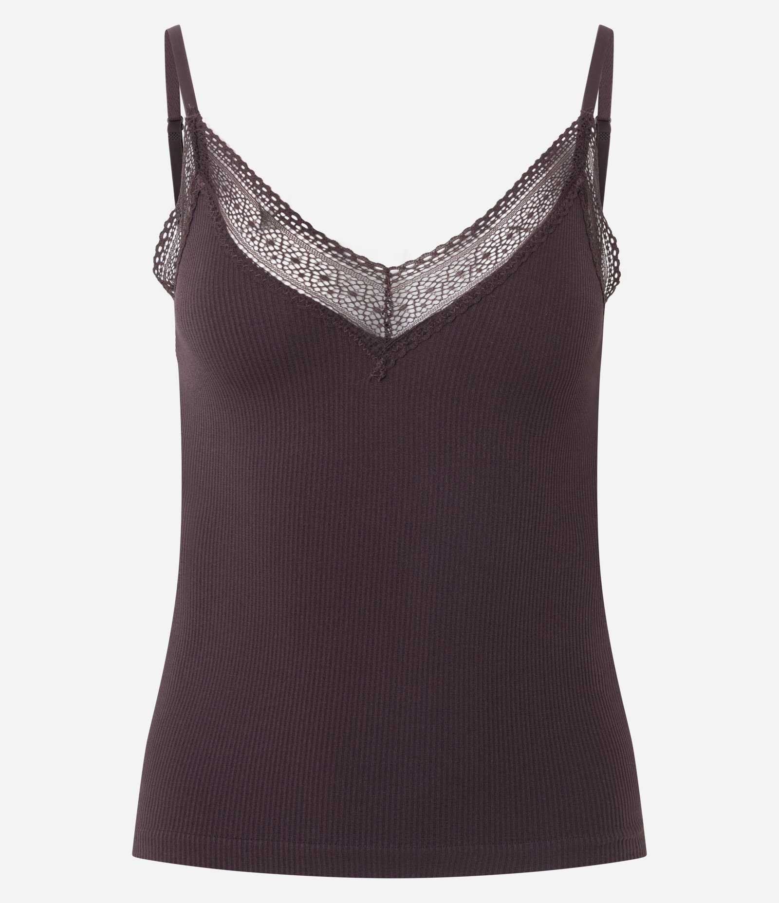 Blusa de Pijama Seamless com Rendinha Bordô 4