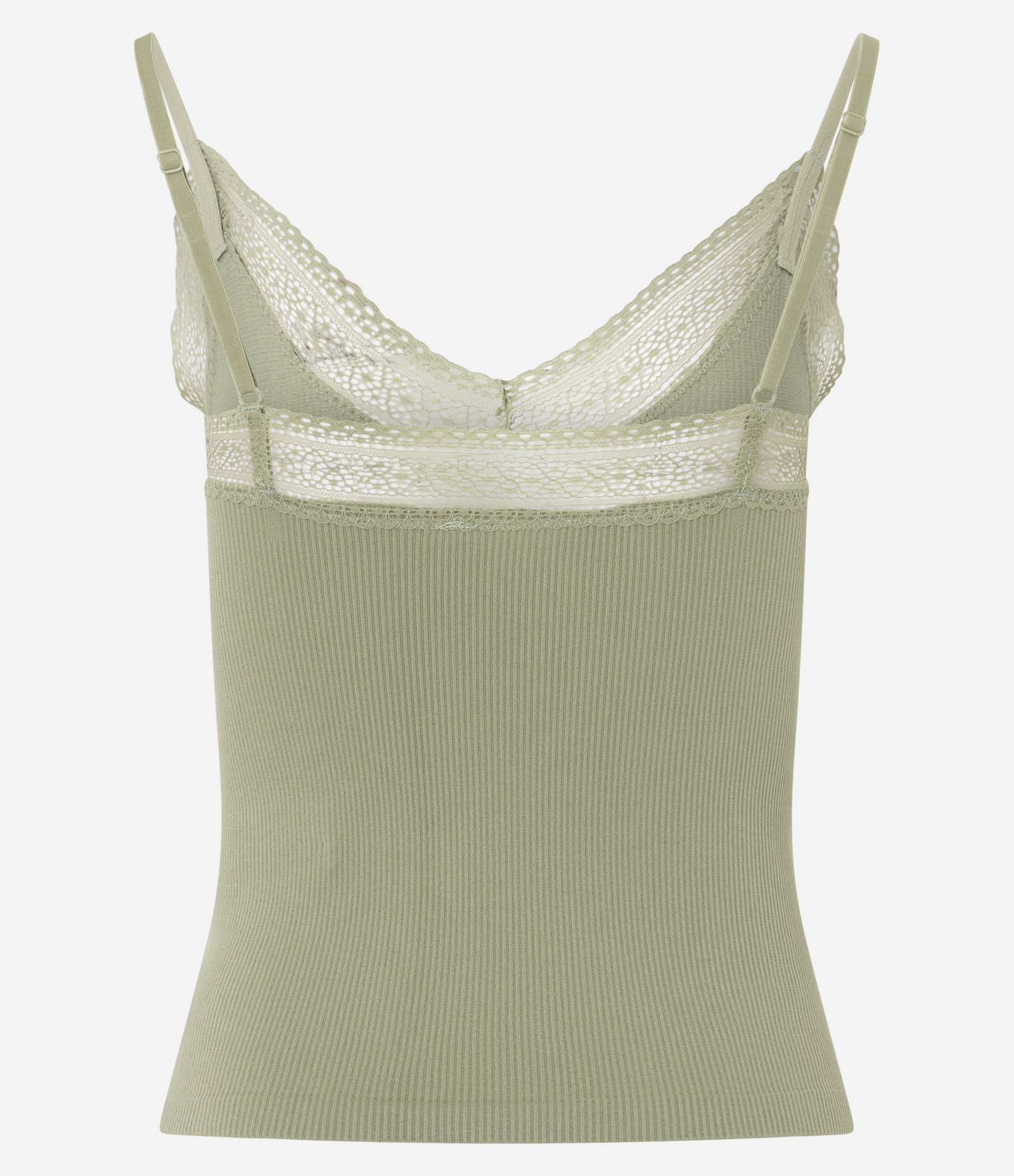 Blusa de Pijama Seamless com Rendinha Verde 3