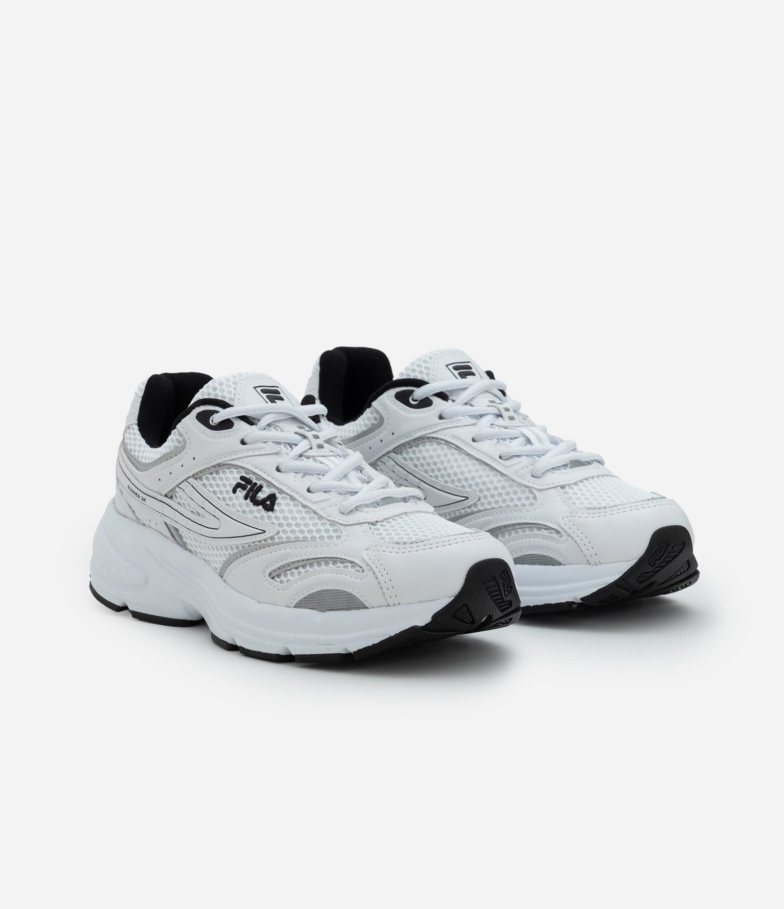 Tênis Runner 2K em Tecido Respirável Fila Branco 2