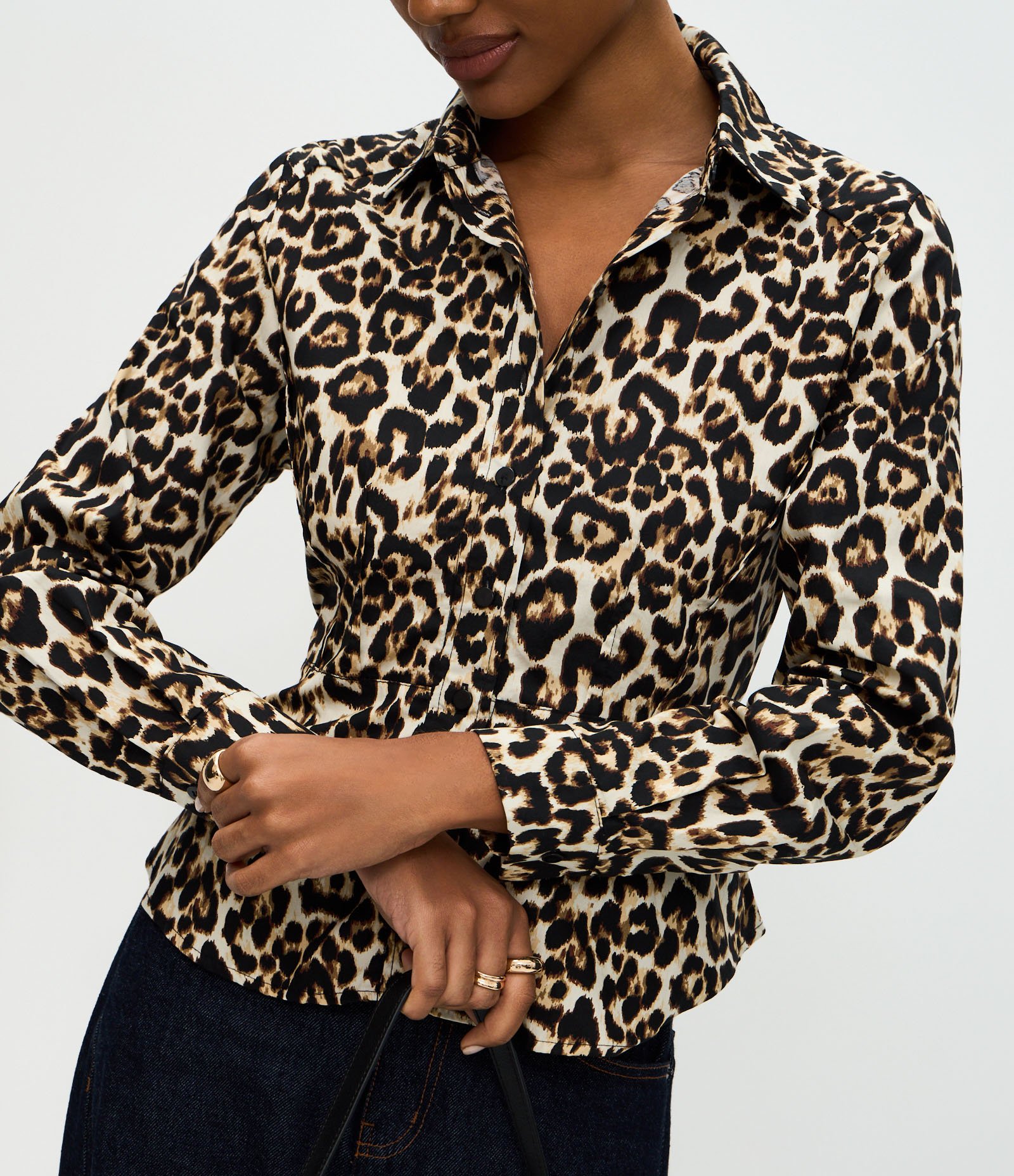 Camisa em Tricoline com Estampa Animal Print Multicores 4