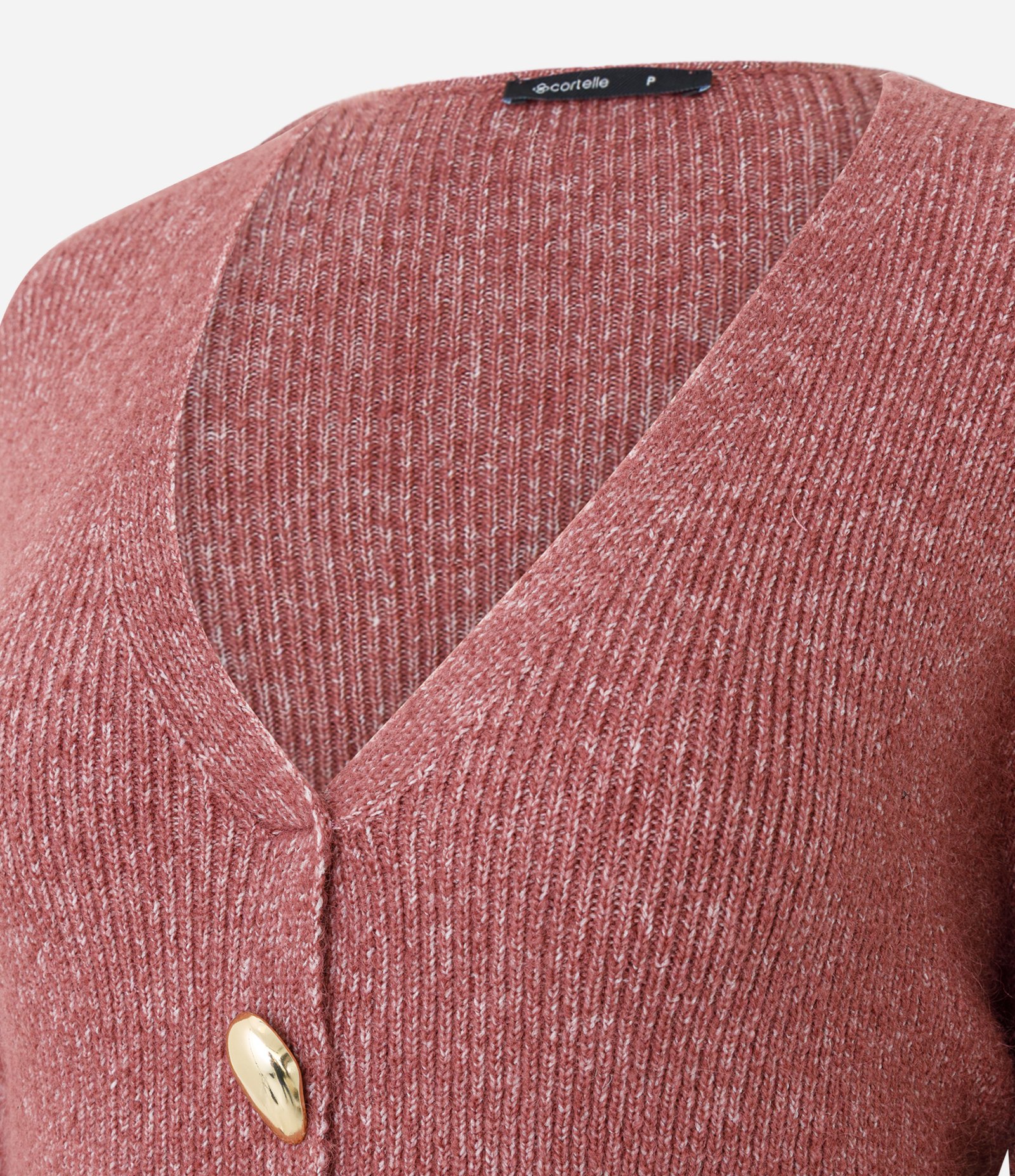 Cardigan Alongado em Tricô com Amarração nas Costas Rosa 7