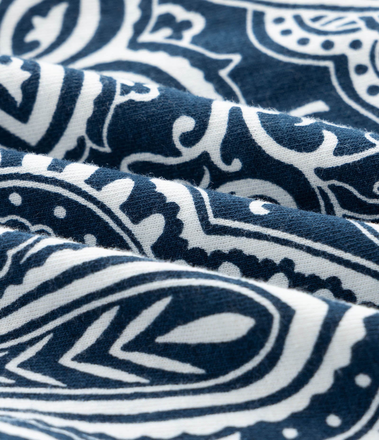 Vestido Midi com Estampa Paisley e Alças Franzidas Curve & Plus Size Azul 3