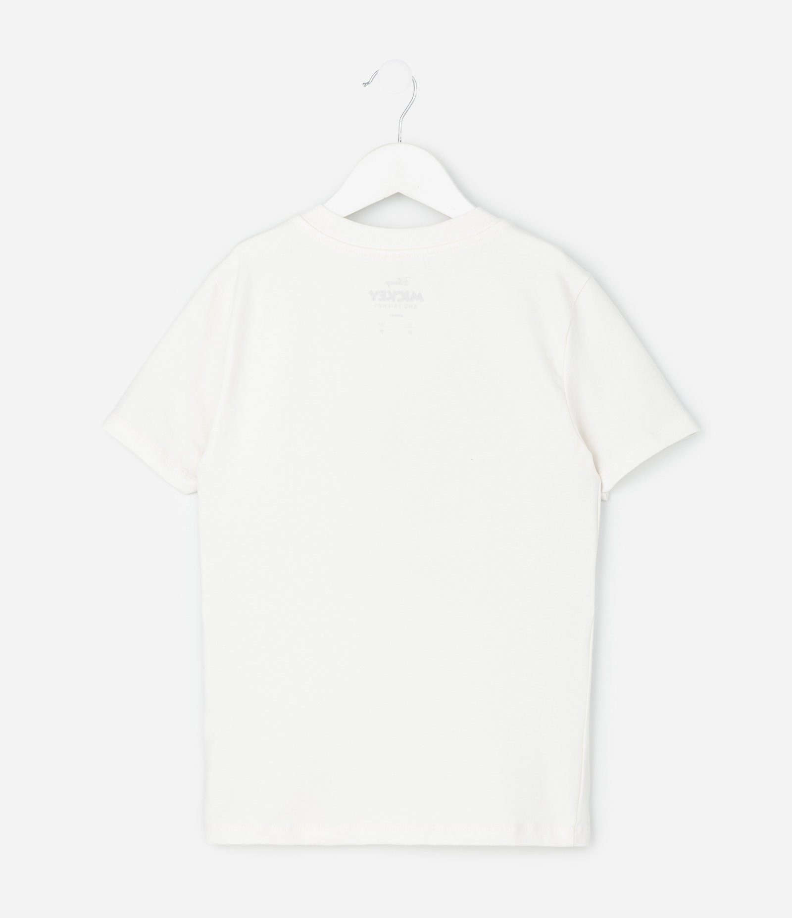 Camiseta em Algodão com Estampa Minnie Branco 4