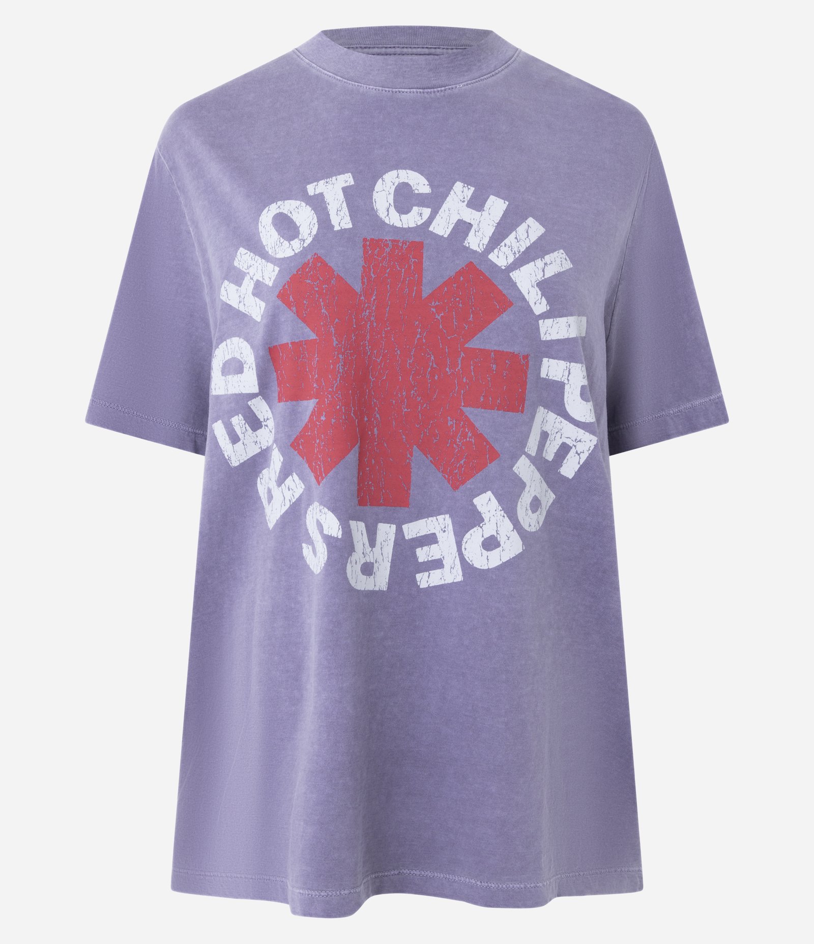 Camiseta em Algodão com Estampa Red Hot Chili Peppers Lilás 4