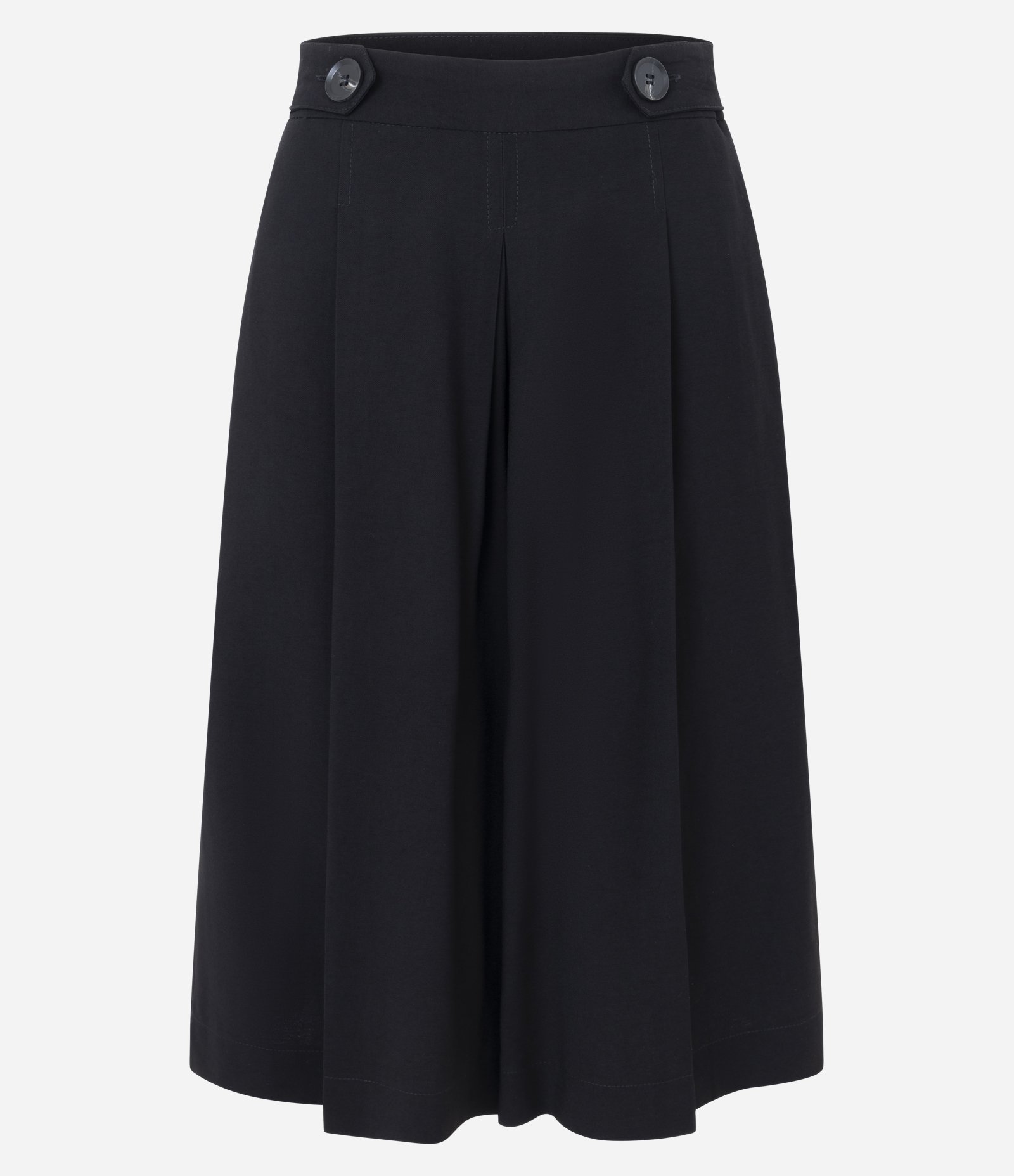 Bermuda Alfaiatada com Pregas Frontais e Cós Estruturado Preto 5