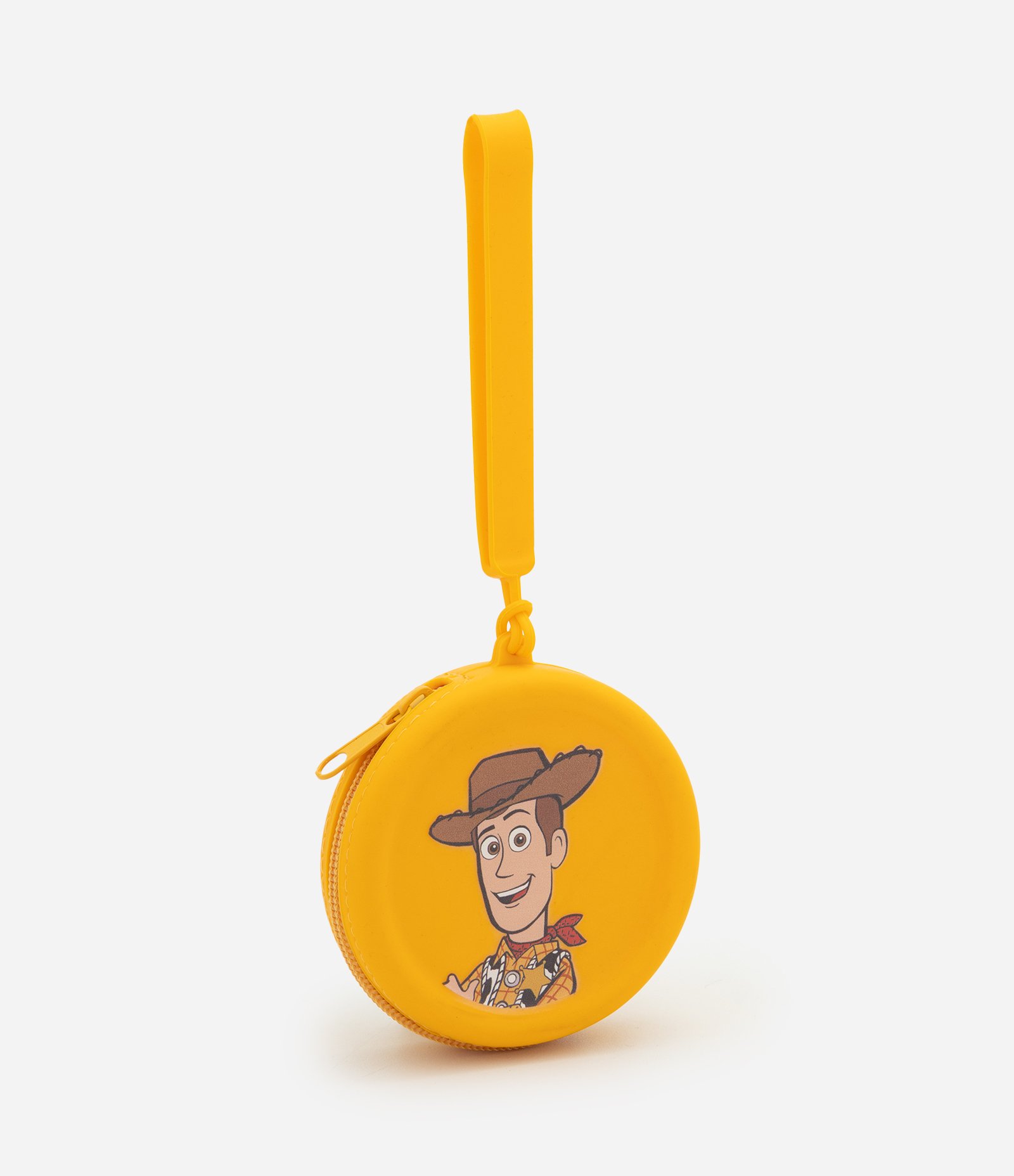 Porta Moedas em Silicone com Estampa Woody Amarelo 1