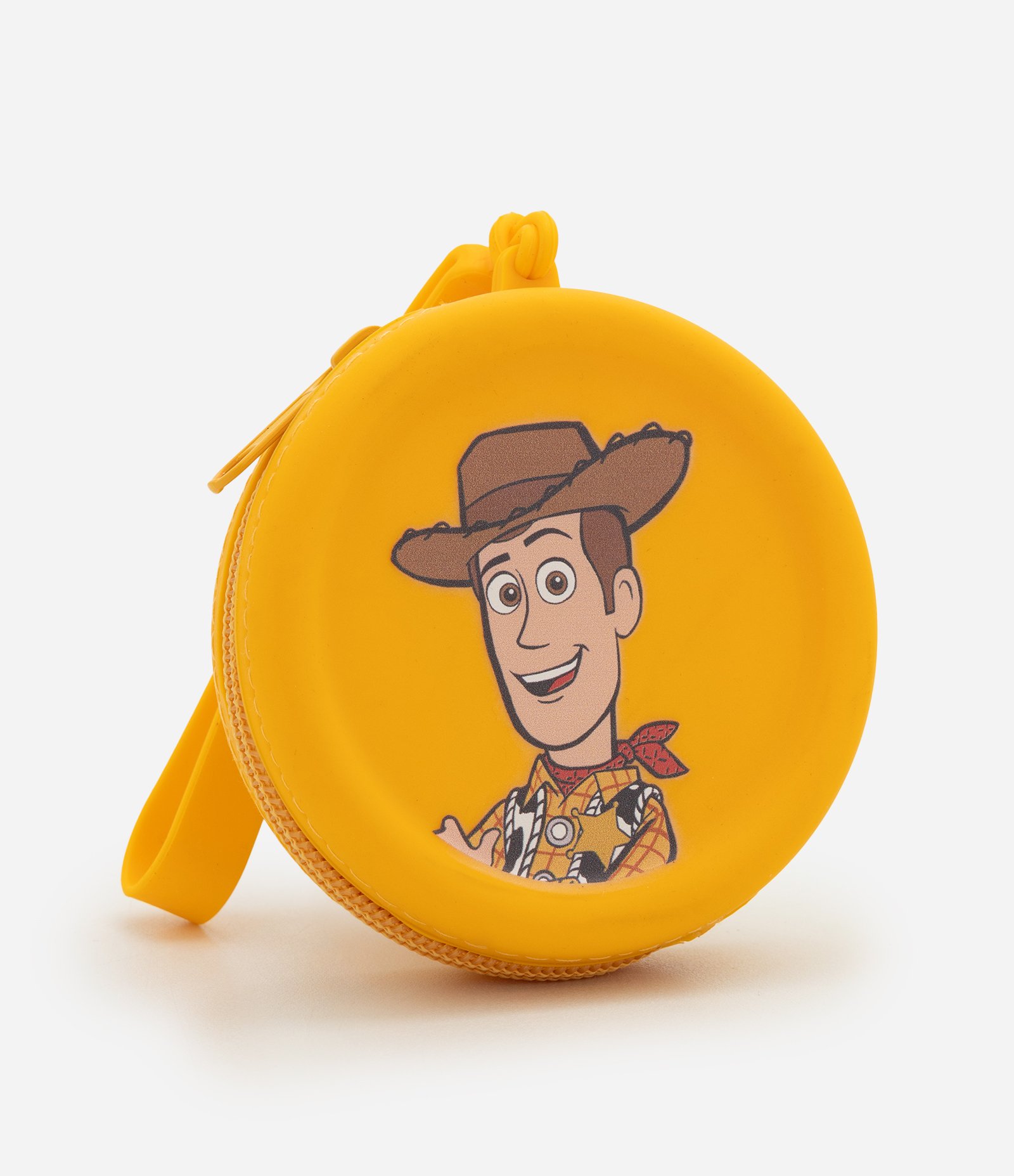 Porta Moedas em Silicone com Estampa Woody Amarelo 3