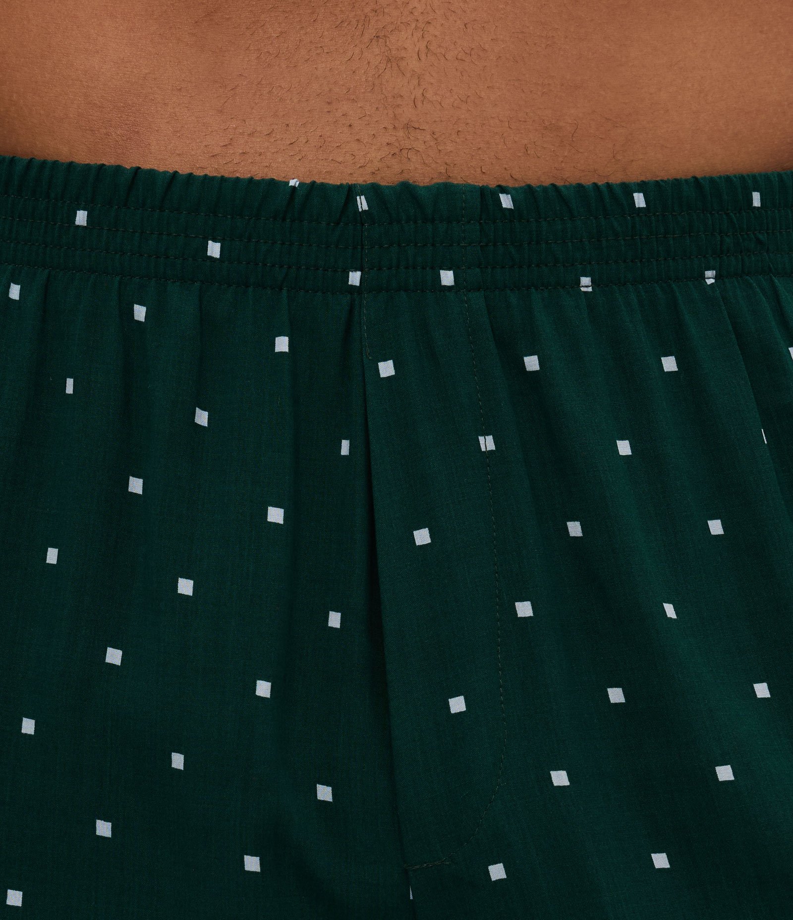 Cueca Samba-Canção Estampa Poá Geométrica Verde 3