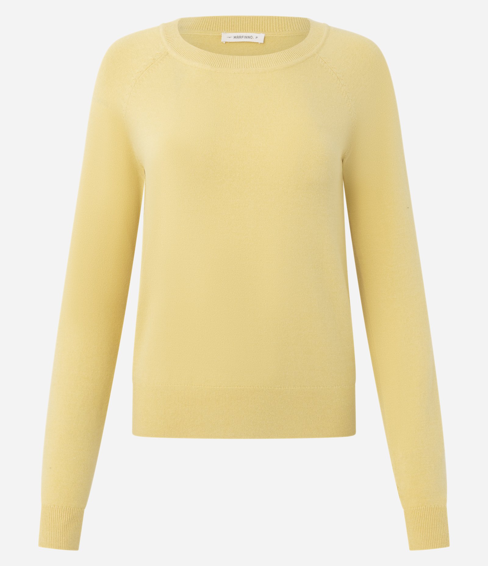Suéter em Tricô com Gola Redonda Amarelo 2