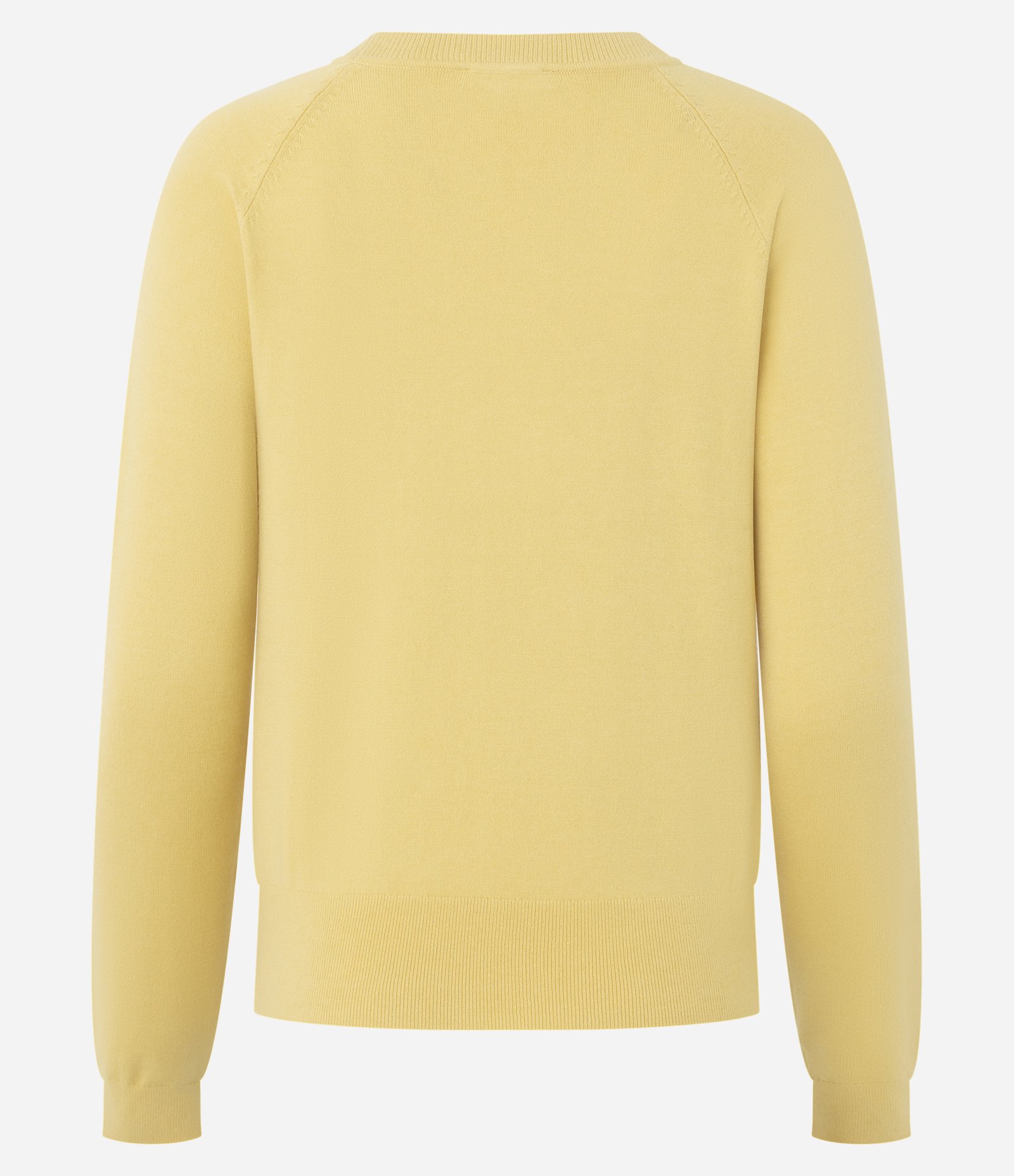 Suéter em Tricô com Gola Redonda Amarelo 4