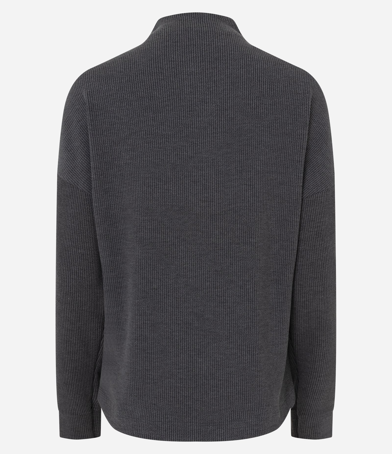 Blusa em Anarruga com Manga Longa Cinza 7