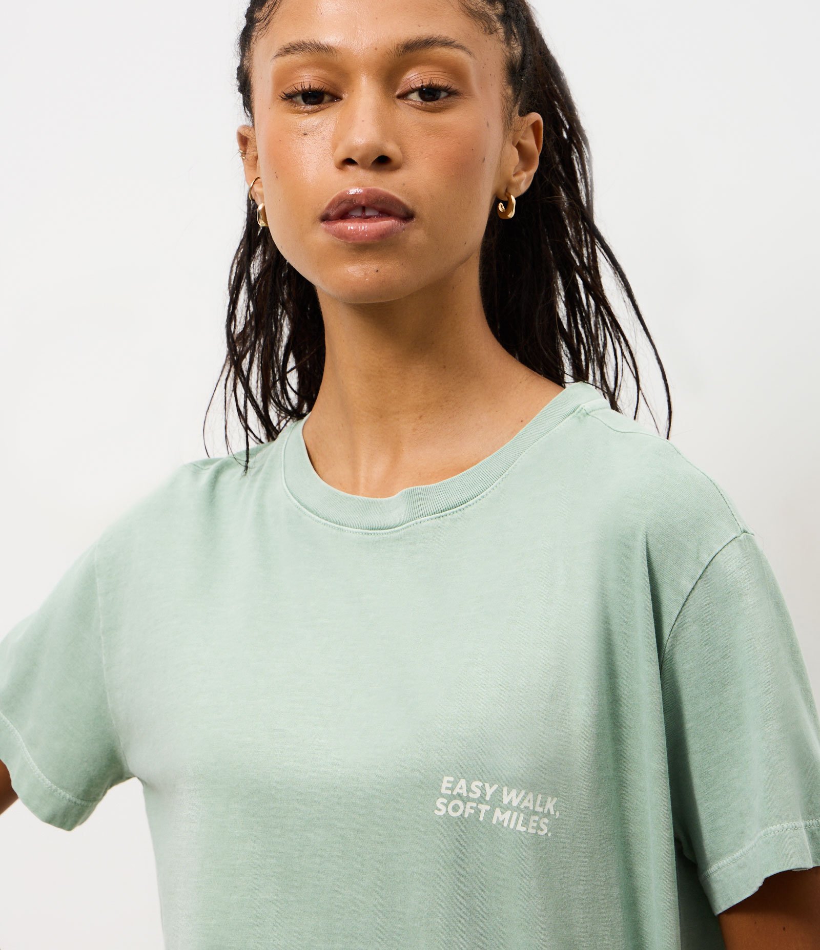 Camiseta Oversized Esportiva em Algodão com Lettering Verde 3