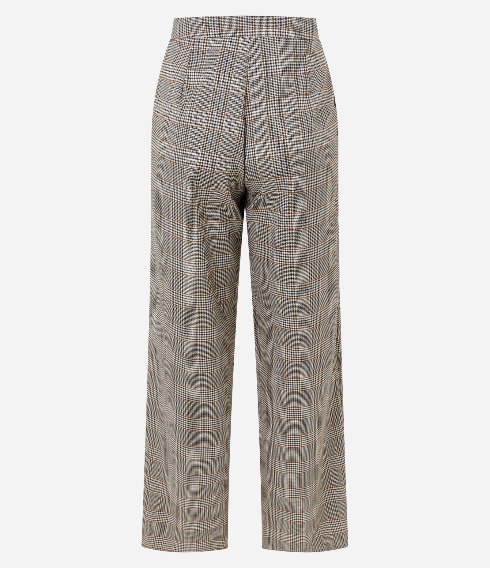 Calça Alfaiatada com Estampa Xadrez Multicores 6