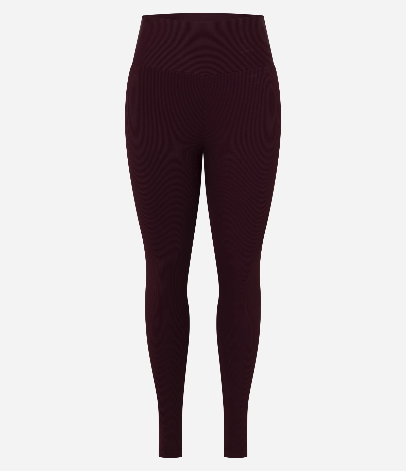Calça Legging Canelada em Microfibra Vermelho Escuro 5