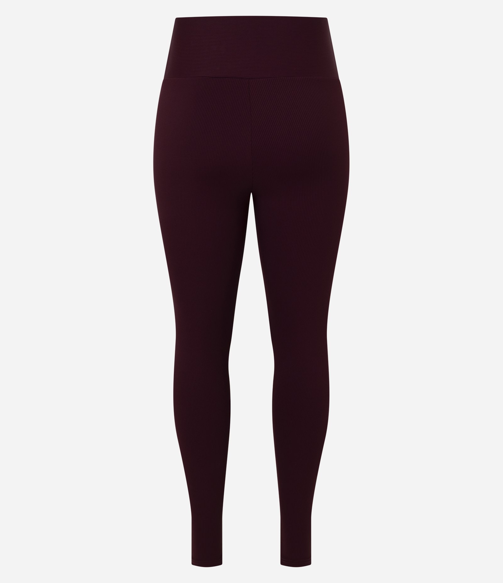 Calça Legging Canelada em Microfibra Vermelho Escuro 7