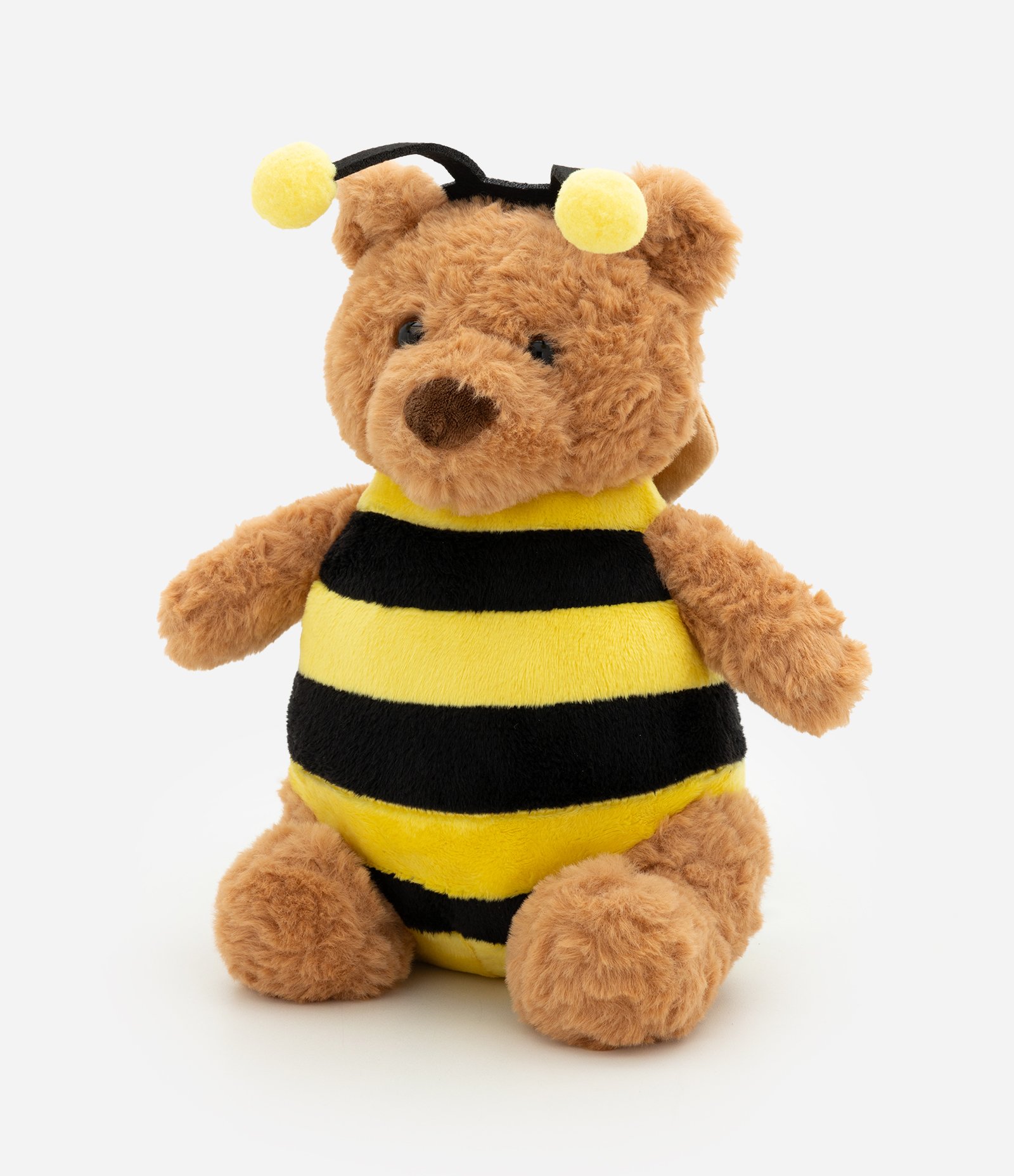 Bicho de Pelucia em Formato de Urso Fantasiado de Abelha Marrom 1