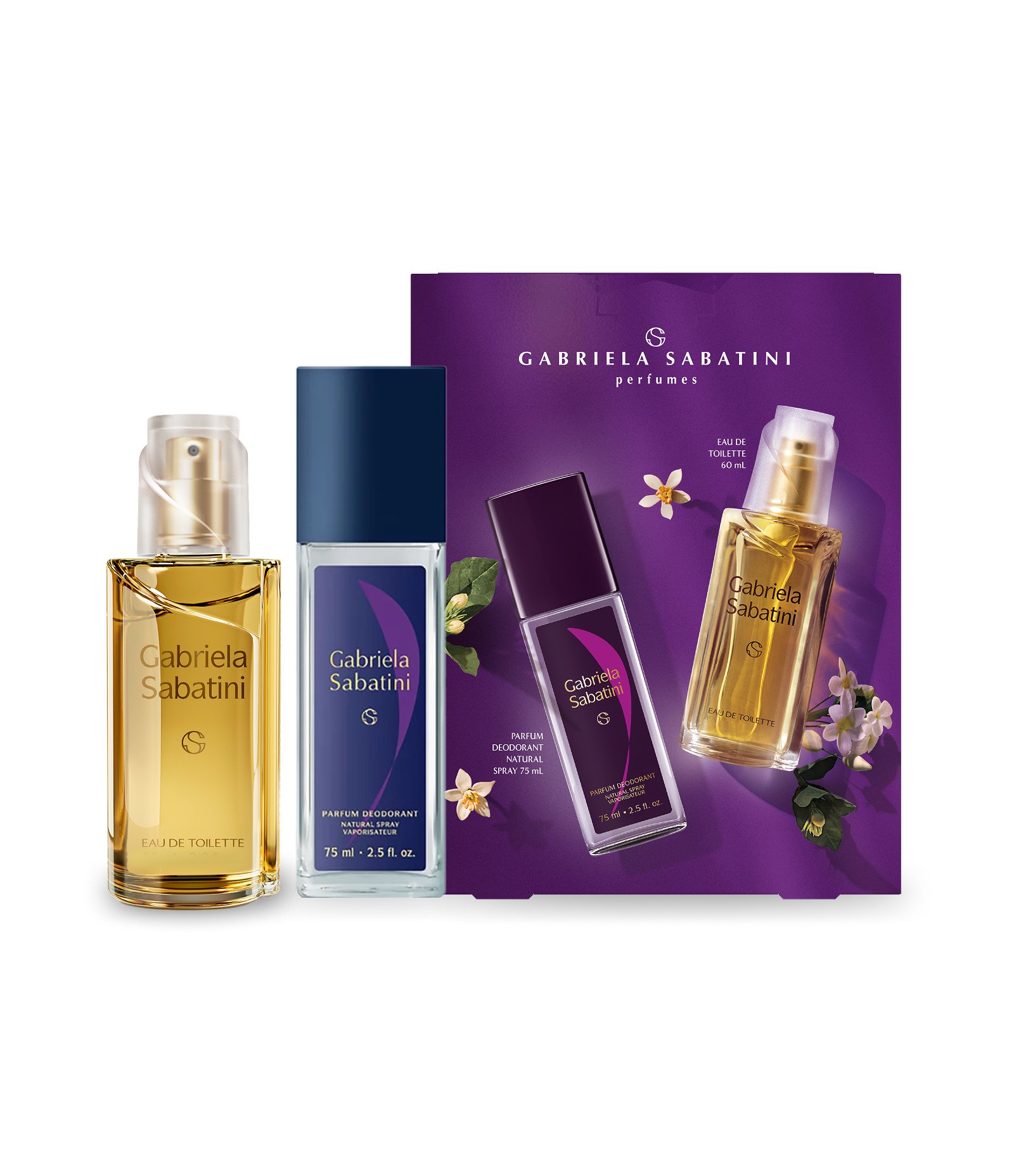 Kit Perfume Gabriela Sabatini EDT 60ml + Body Splash 75ml 60ml 2