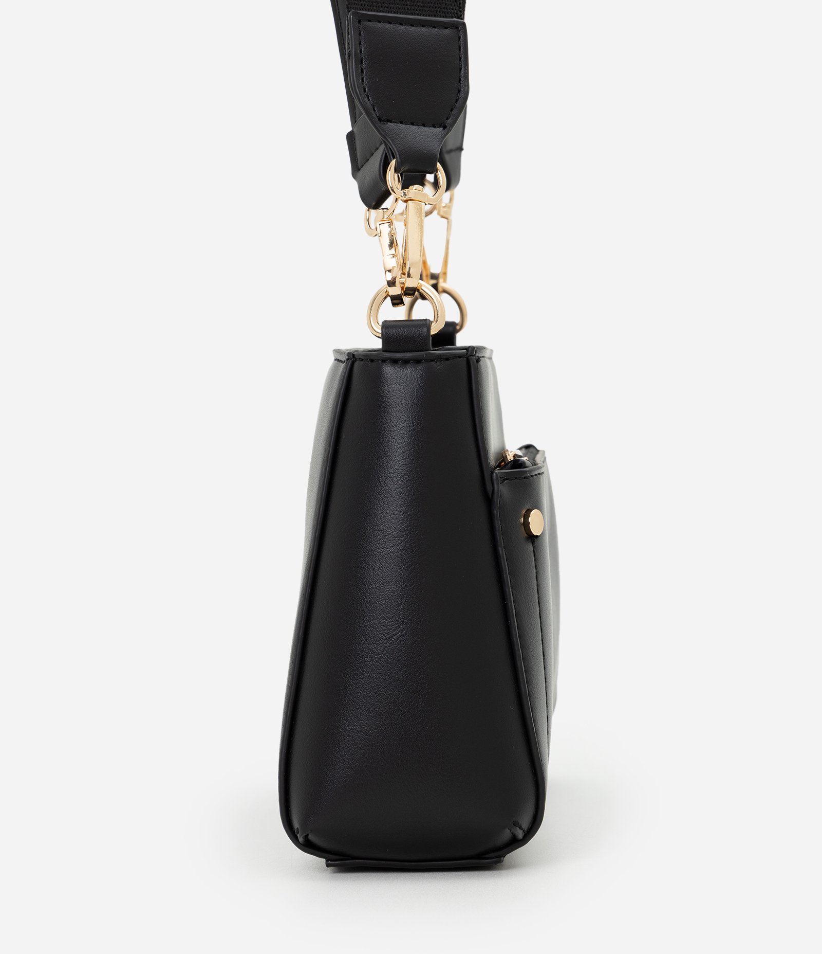 Bolsa Média Transversal com Alça Removível e Ajustável Preto 2
