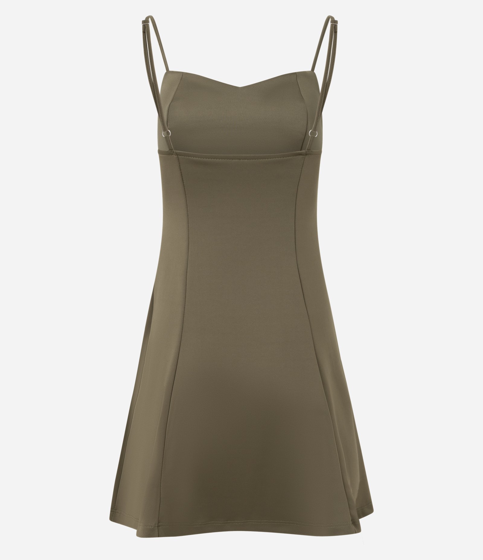 Vestido Curto Evasê de Alcinha Verde 2