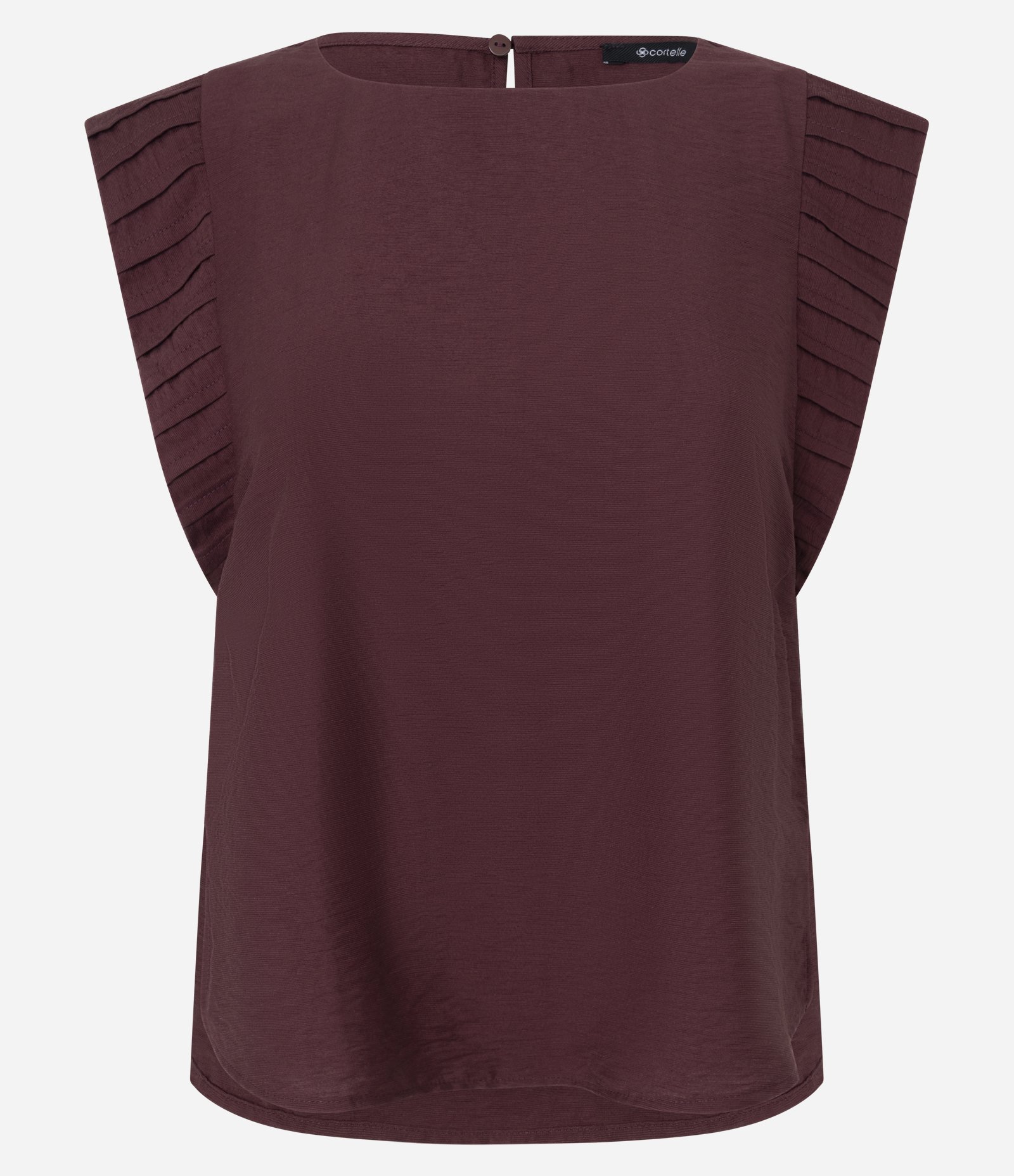 Blusa em Airflow com Recortes no Ombro Marrom 5