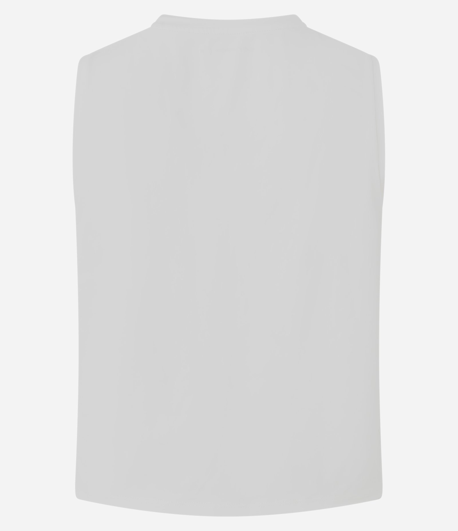 Regata Cropped Esportiva em Microfibra com Barra Transpassada Branco 9