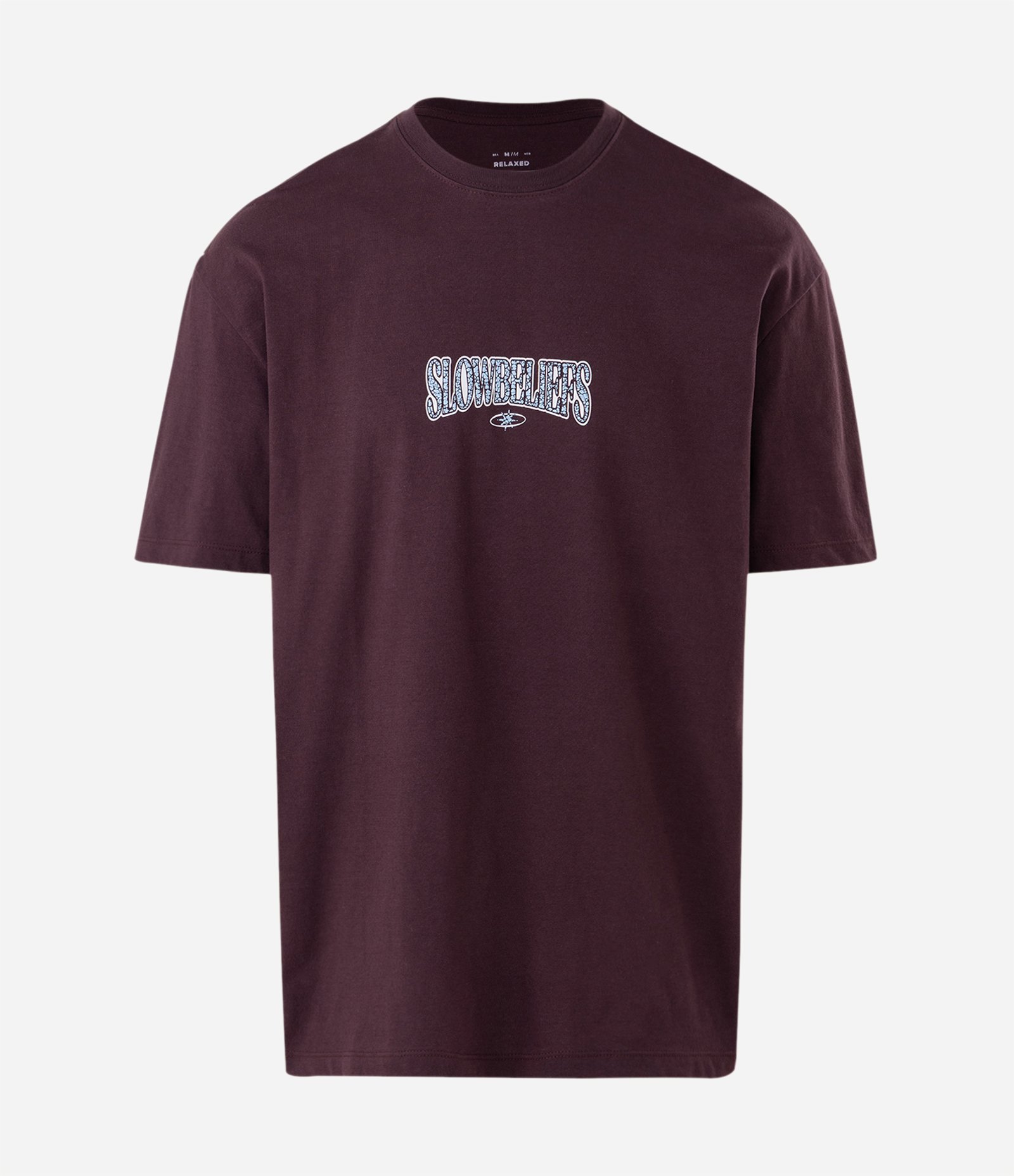 Camiseta Relaxed em Algodão com Lettering Marrom 5