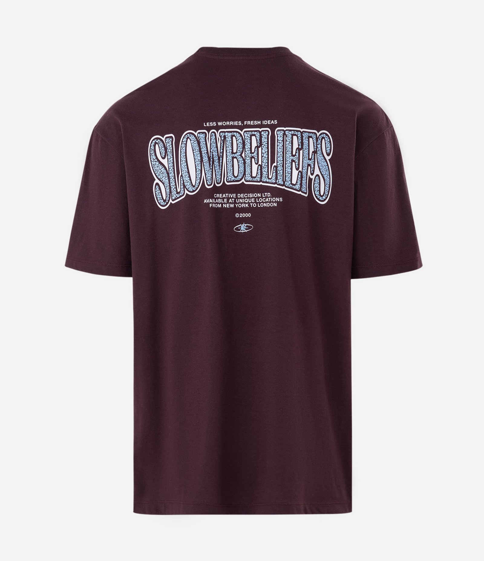 Camiseta Relaxed em Algodão com Lettering Marrom 6