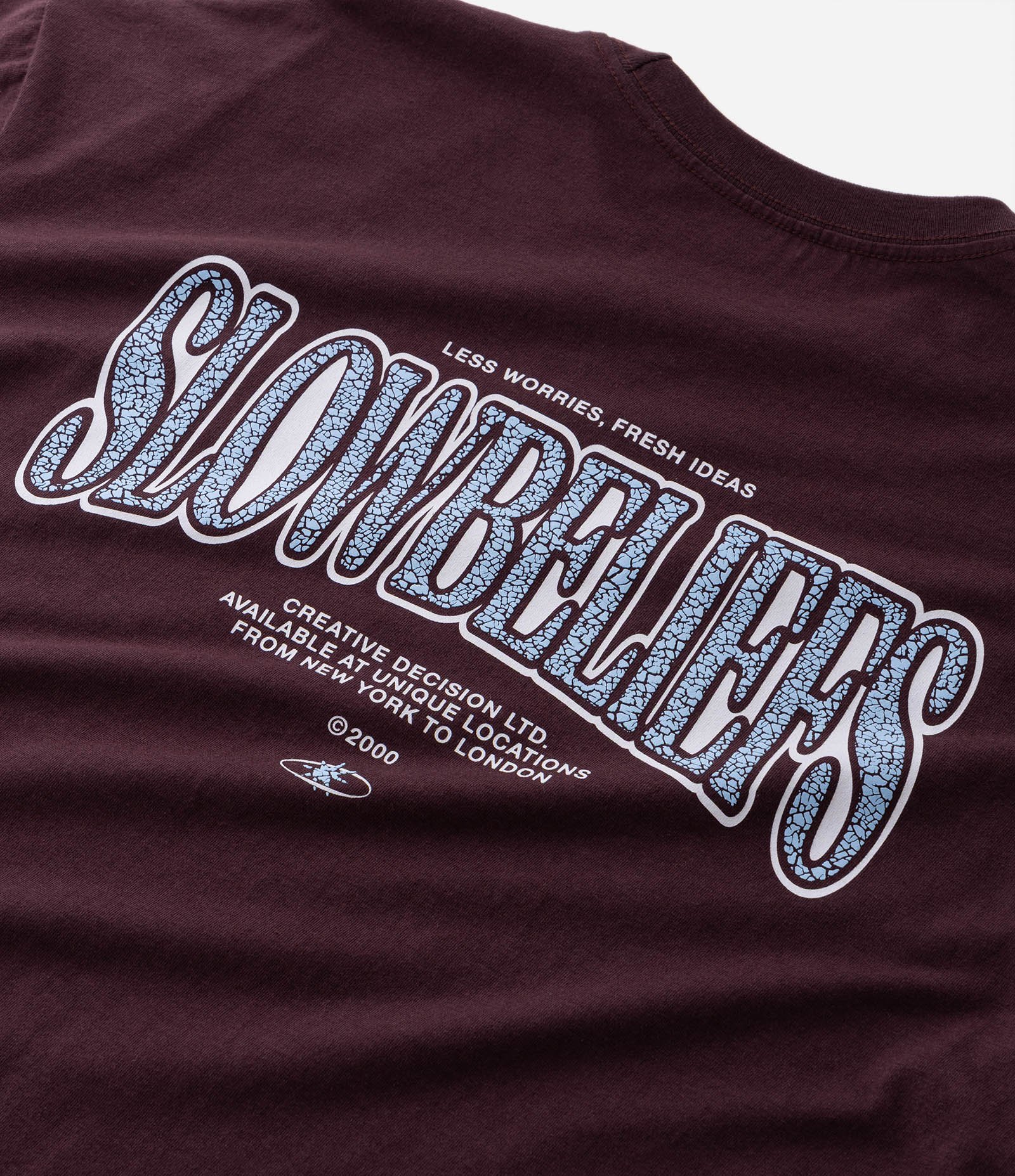 Camiseta Relaxed em Algodão com Lettering Marrom 9