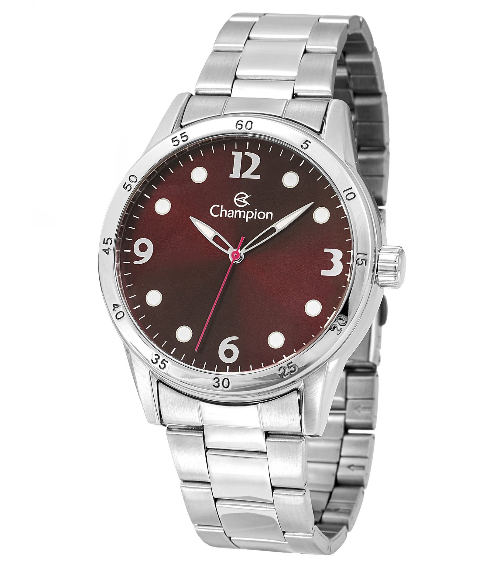 Relógio Masculino Analógico com Pulseira em Aço Champion Prata 1