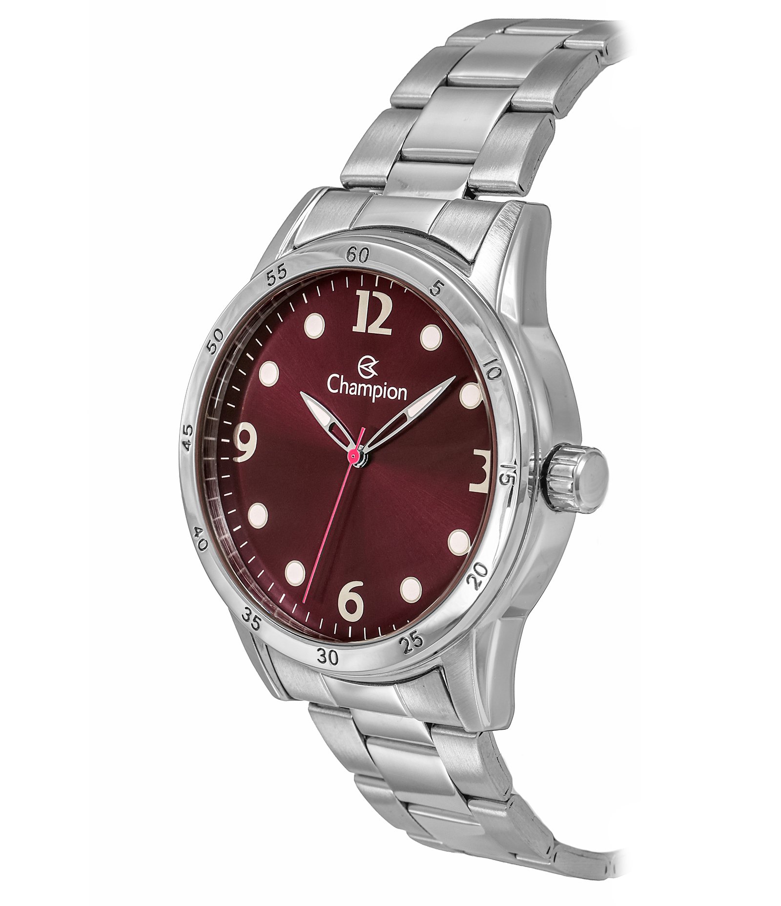 Relógio Masculino Analógico com Pulseira em Aço Champion Prata 2