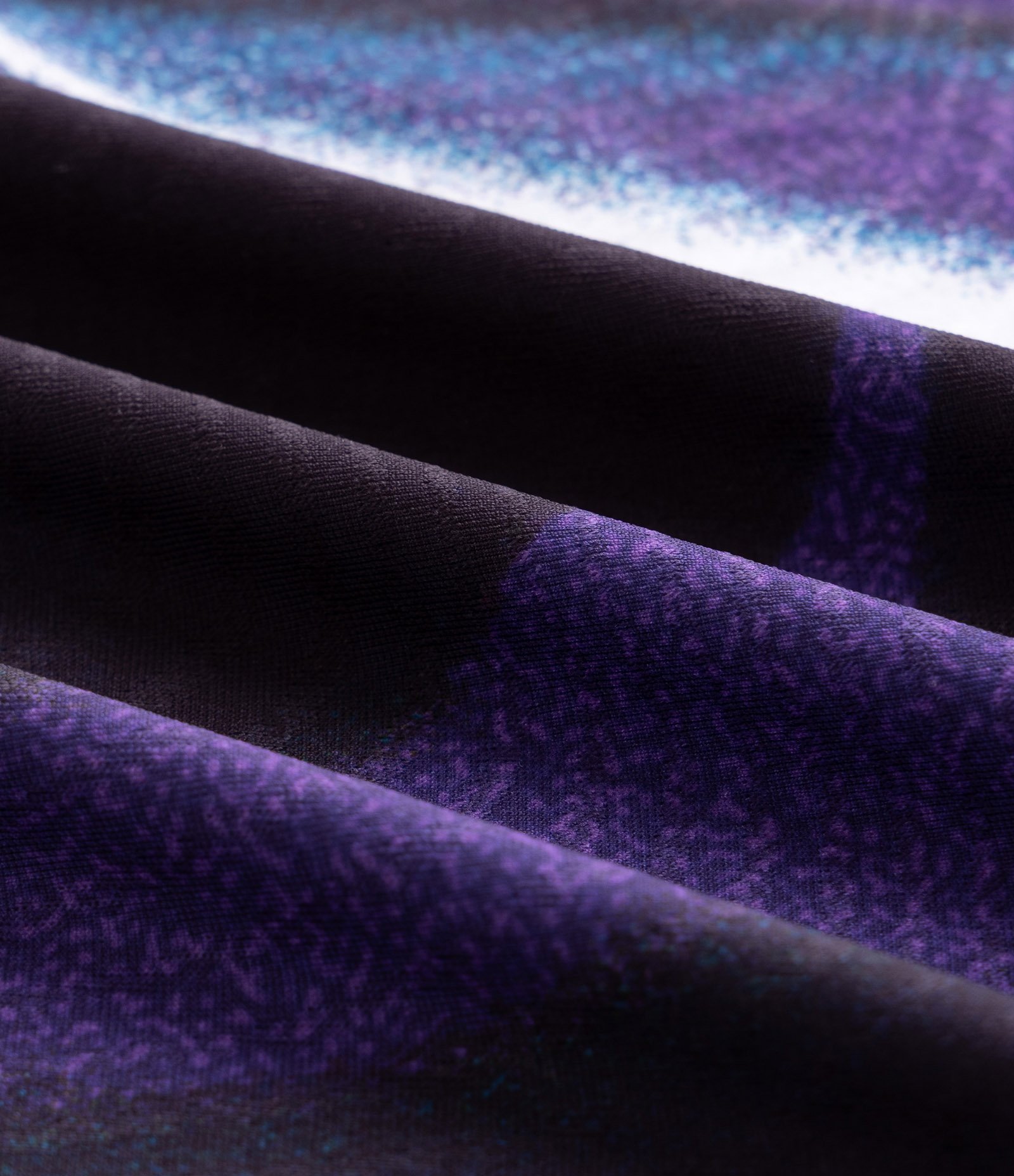 Camiseta Manga Curta Gola Polo com Estampa Daftsound Roxo 7