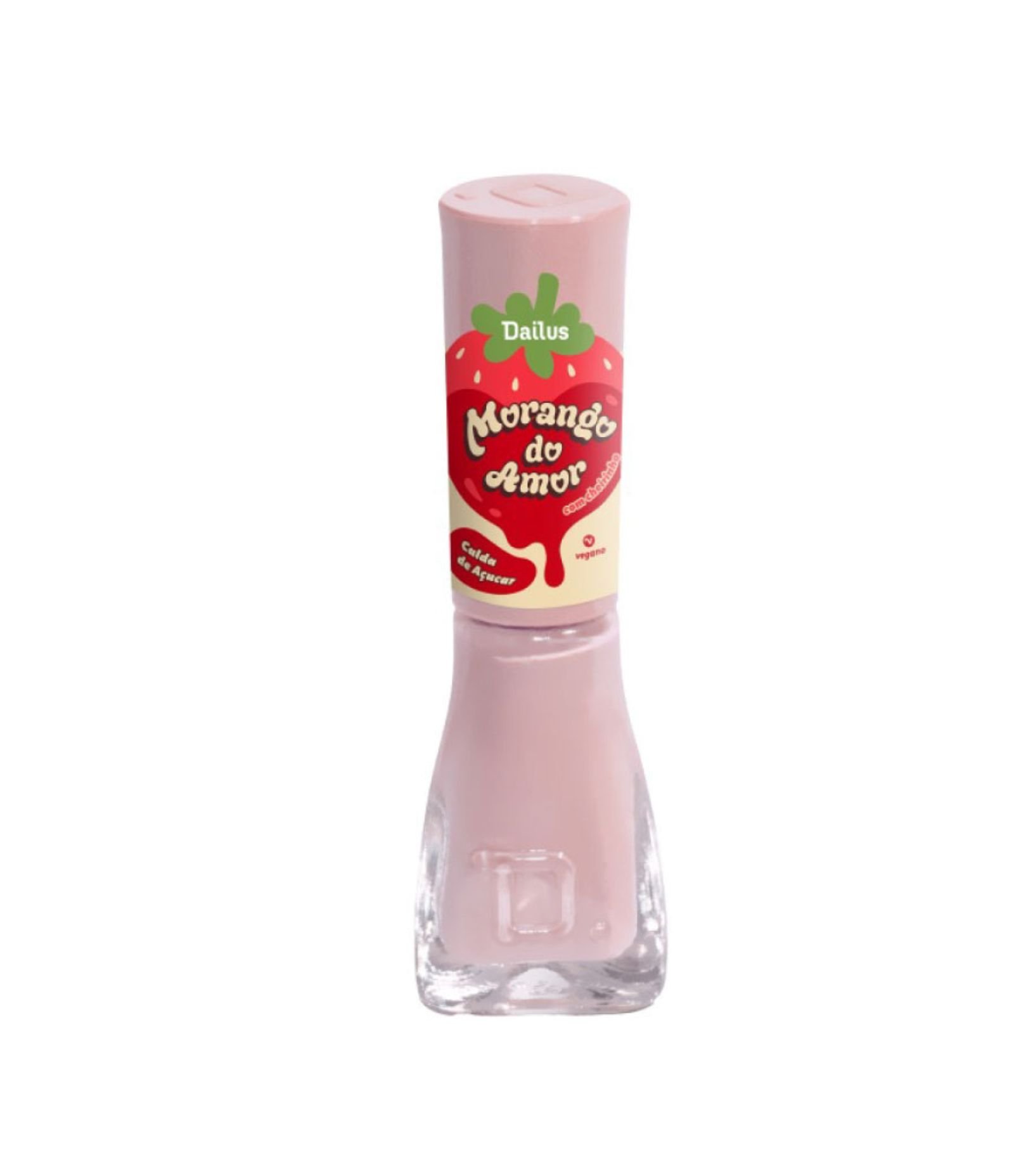 Esmalte 8ml Morango do Amor Dailus Calda De Acucar 1