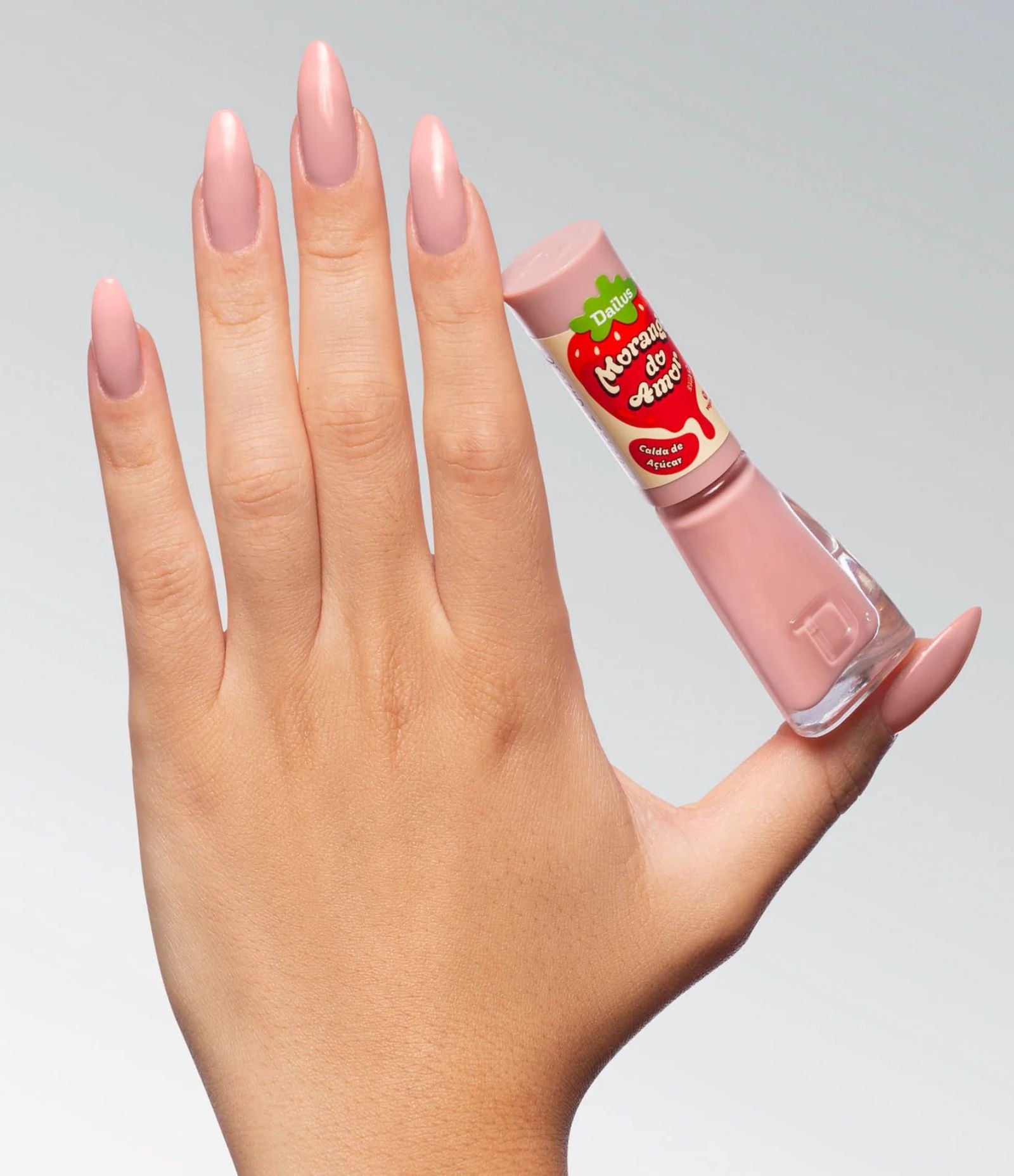Esmalte 8ml Morango do Amor Dailus Calda De Acucar 4