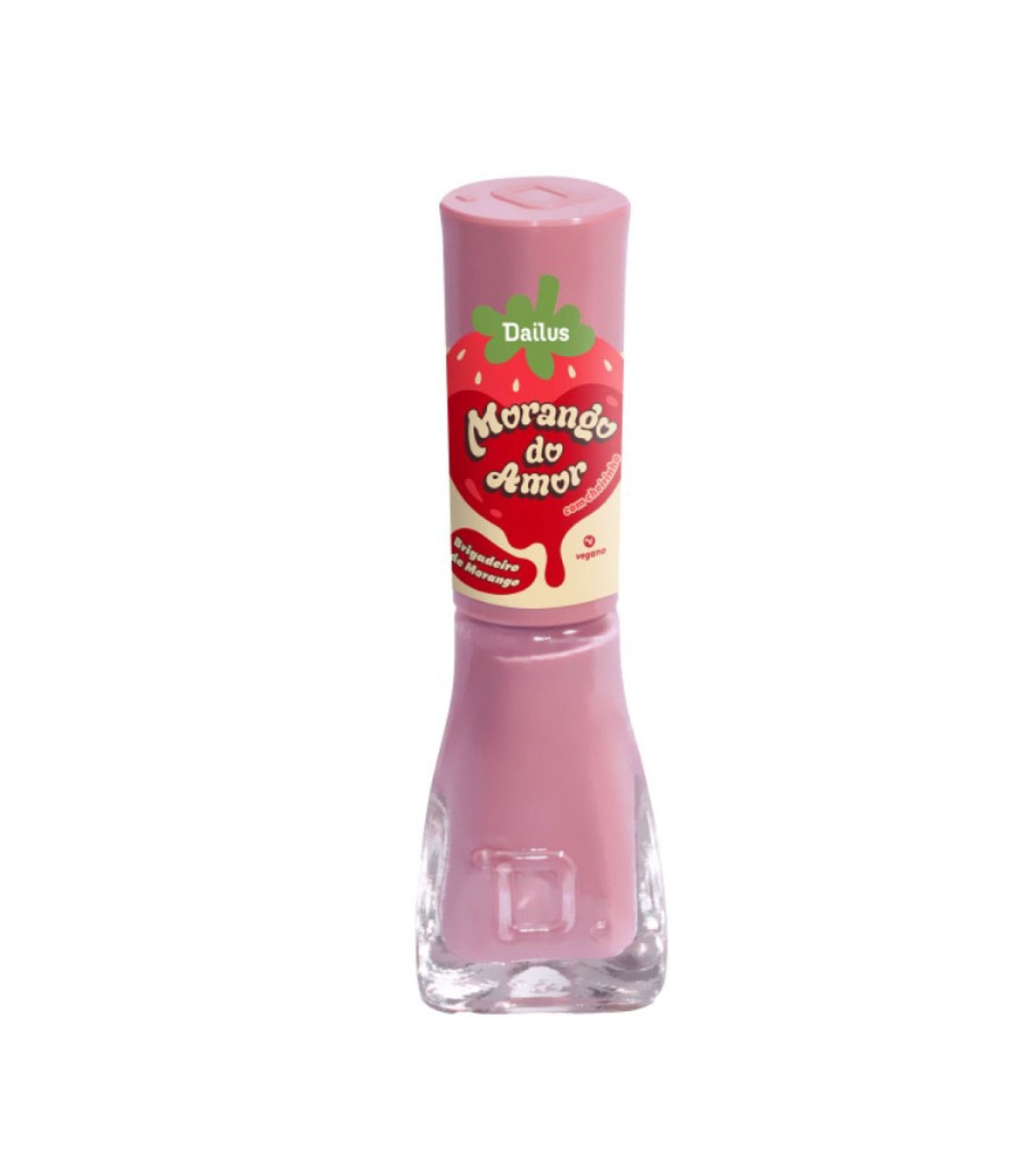Esmalte 8ml Morango do Amor Dailus Brigadeiro de Morango 1