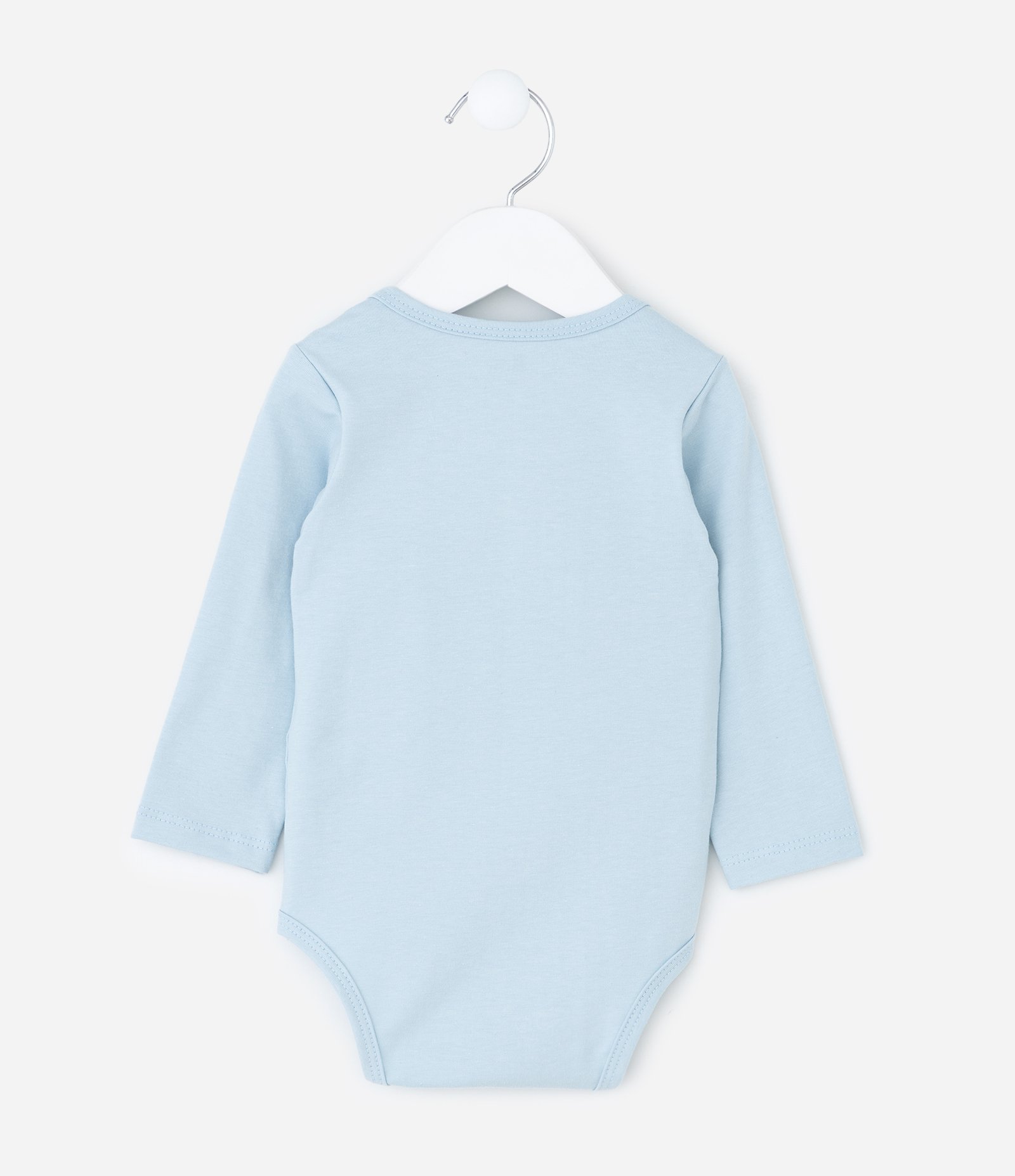 Body Infantil com Estampa Ursinhos Amigos – Tam RN a 18 Meses Azul Bebê 2